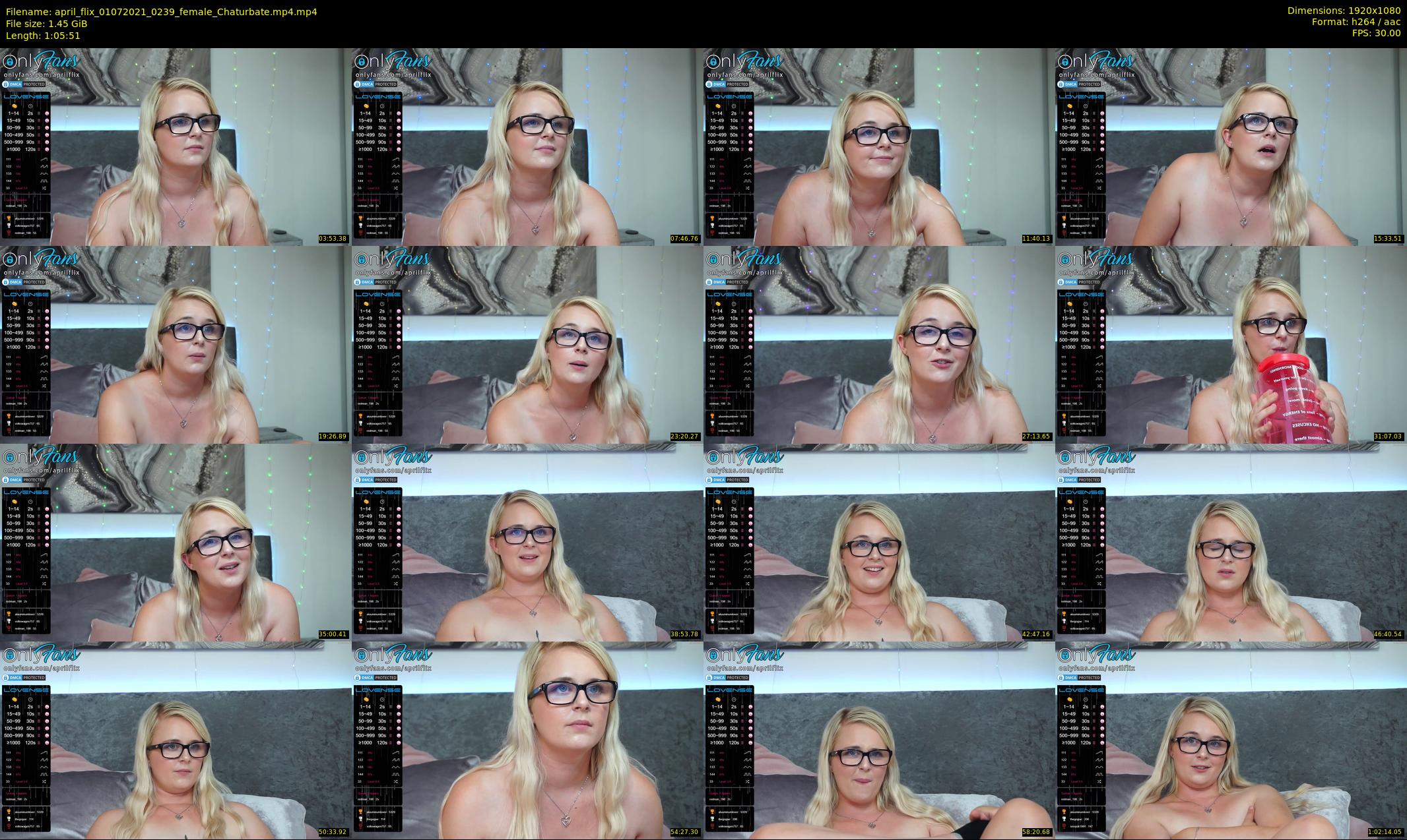april_flix — 66 minute Chaturbate female cam show recording, 1080p, Jul 1, 2021