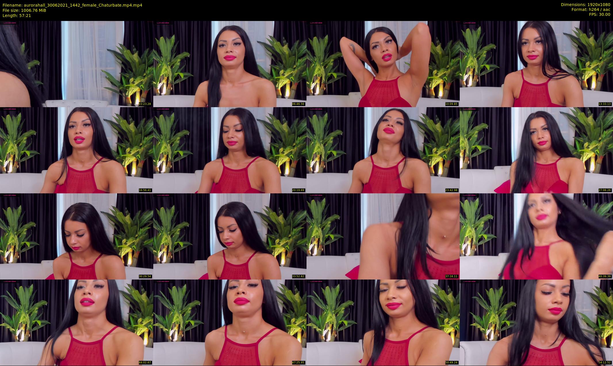 aurorahall — 58 minute Chaturbate female cam show recording, 1080p, Jun 30, 2021