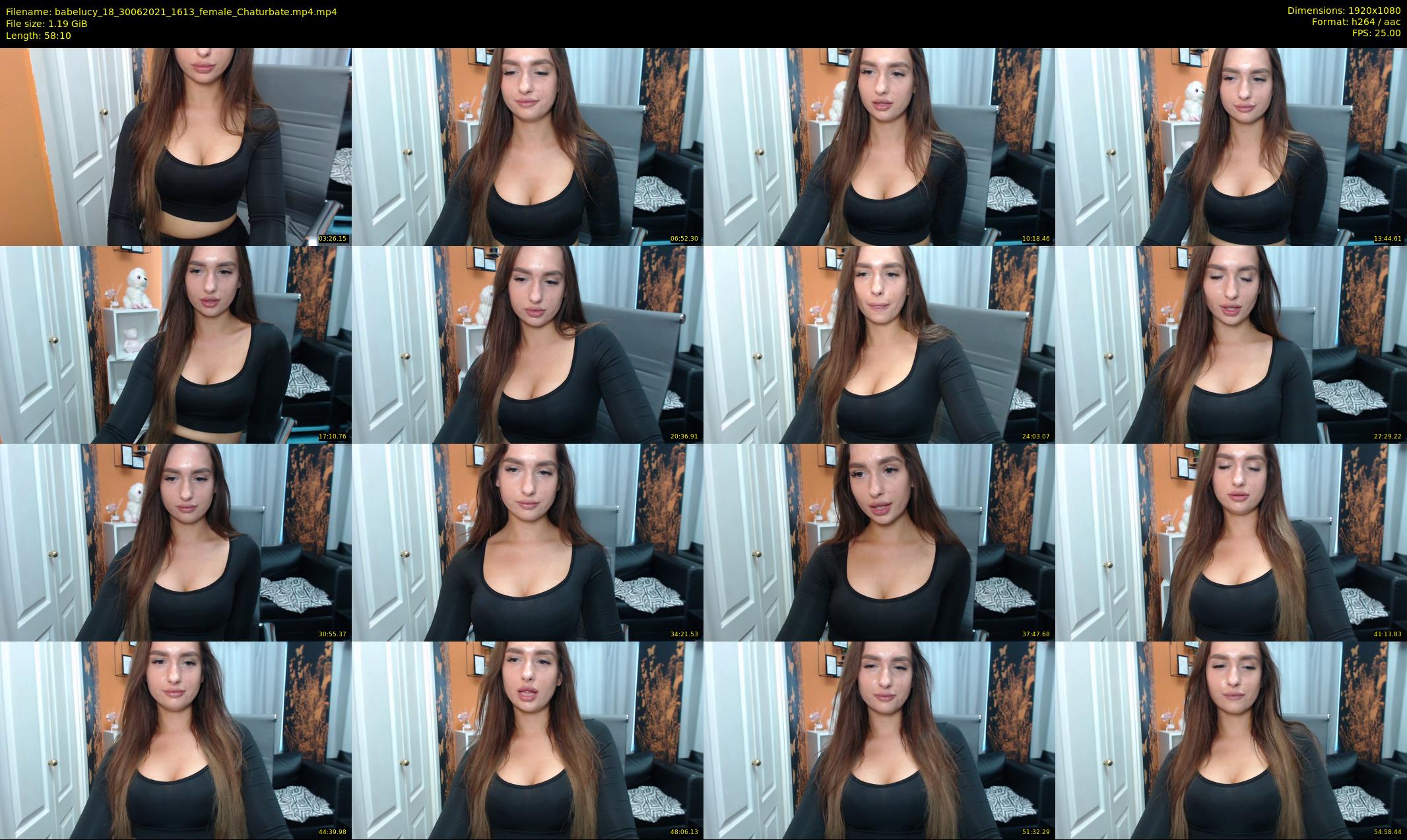 babelucy_18 — 59 minute Chaturbate female cam show recording, 1080p, Jun 30, 2021