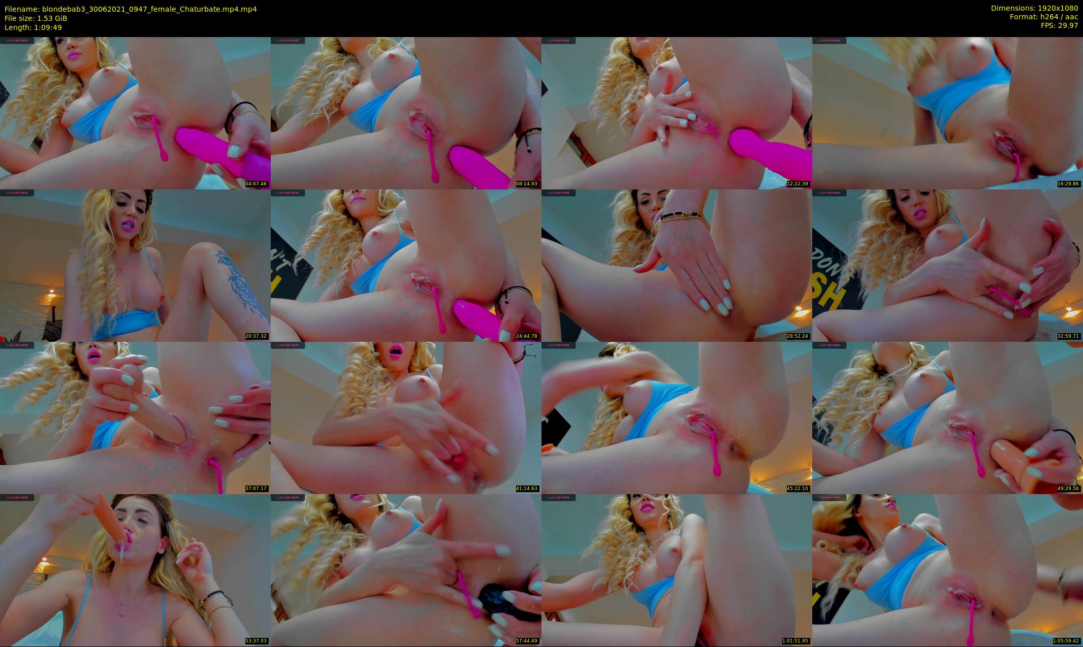 blondebab3 — 70 minute Chaturbate female cam show recording, 1080p, Jun 30, 2021