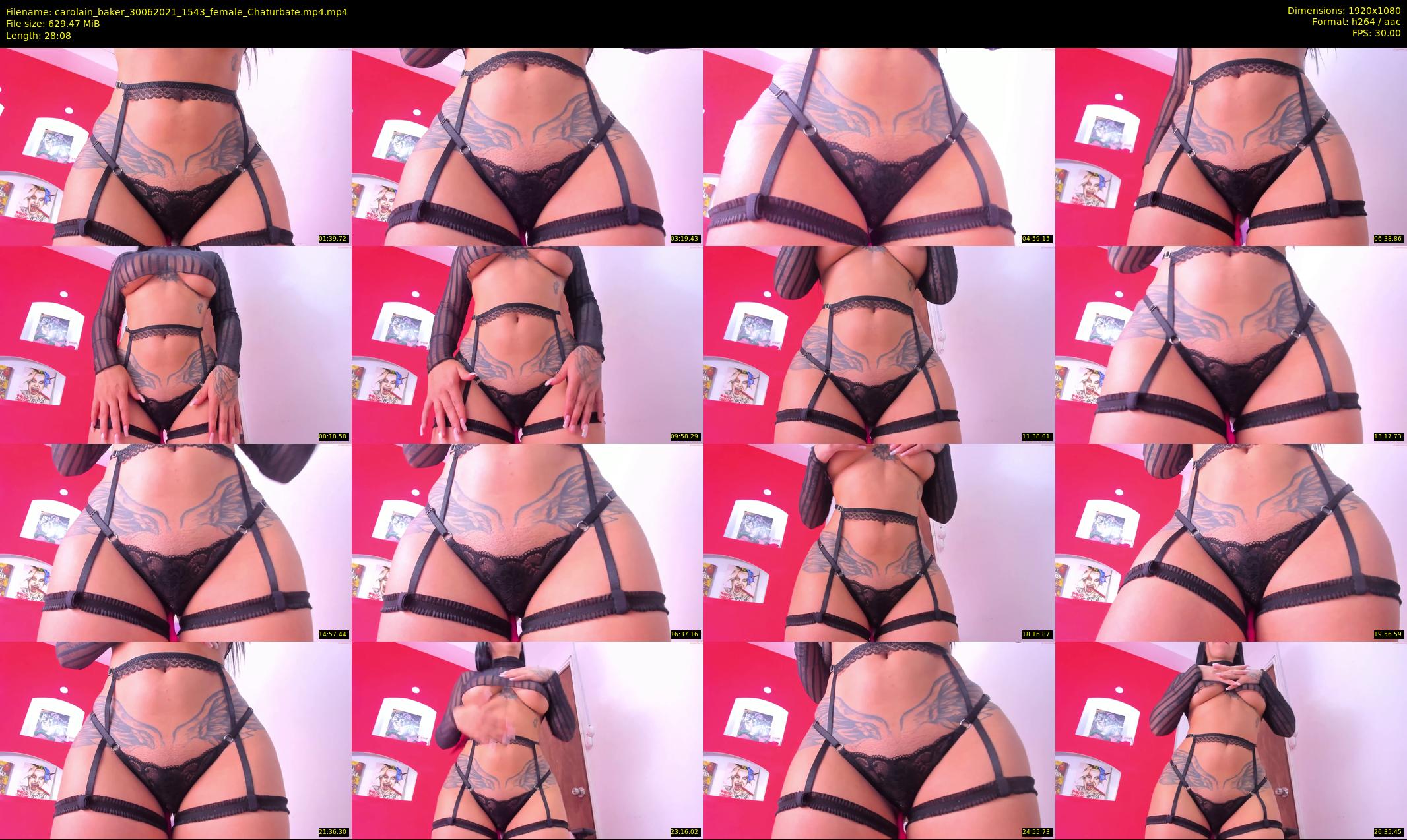 carolain_baker — 29 minute Chaturbate female cam show recording, 1080p, Jun 30, 2021