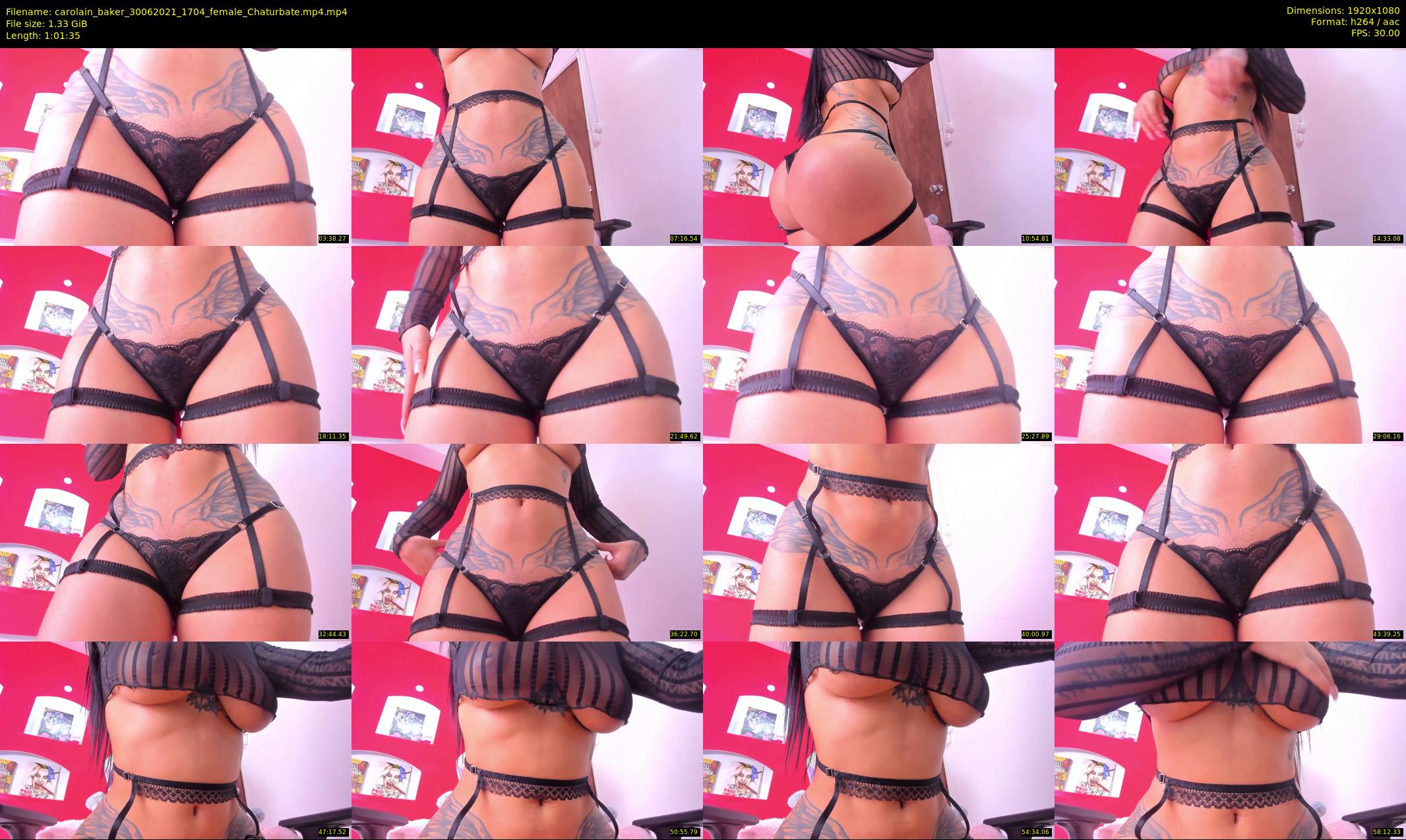 carolain_baker — 62 minute Chaturbate female cam show recording, 1080p, Jun 30, 2021