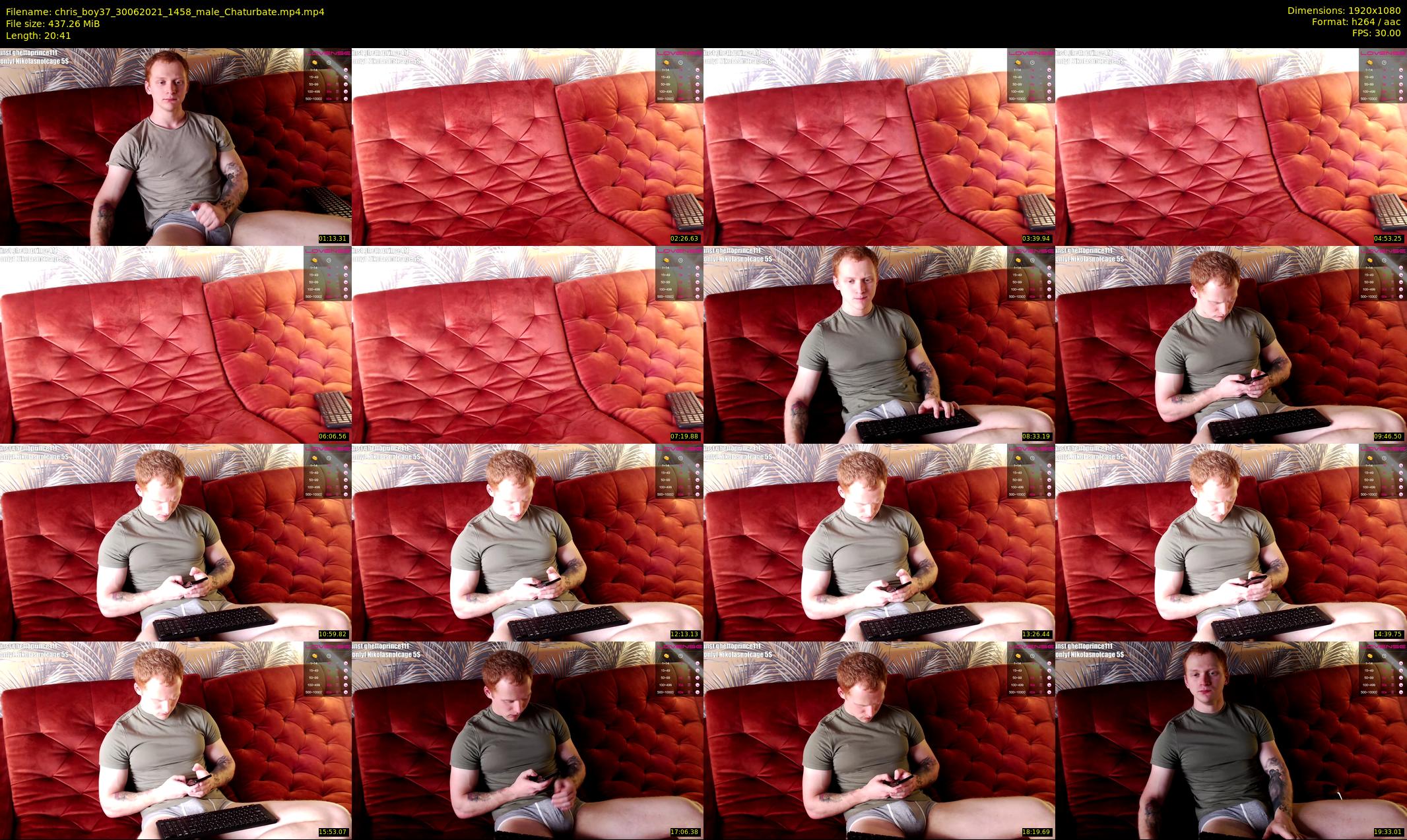 chris_boy37 — 21 minute Chaturbate male cam show recording, 1080p, Jun 30, 2021