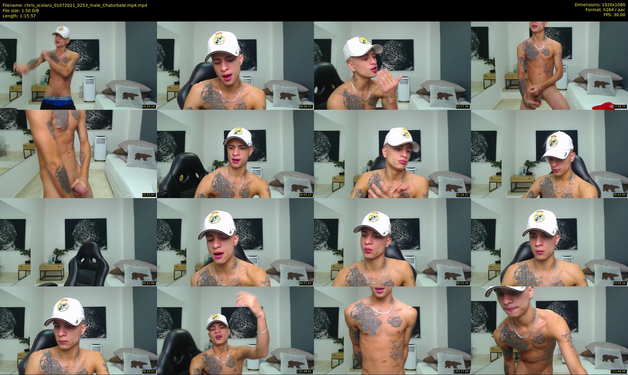 chris_scolaro — 76 minute Chaturbate male cam show recording, 1080p, Jul 1, 2021