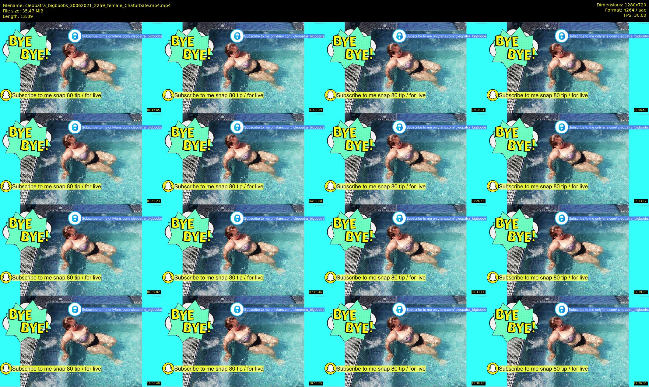 cleopatra_bigboobs — 14 minute Chaturbate female cam show recording, 720p, Jun 30, 2021