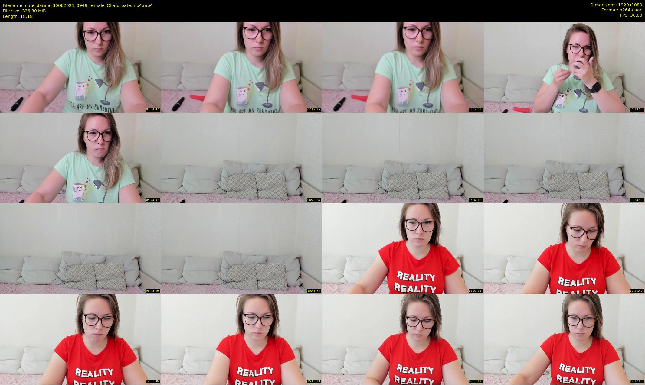 cute_darina — 19 minute Chaturbate female cam show recording, 1080p, Jun 30, 2021