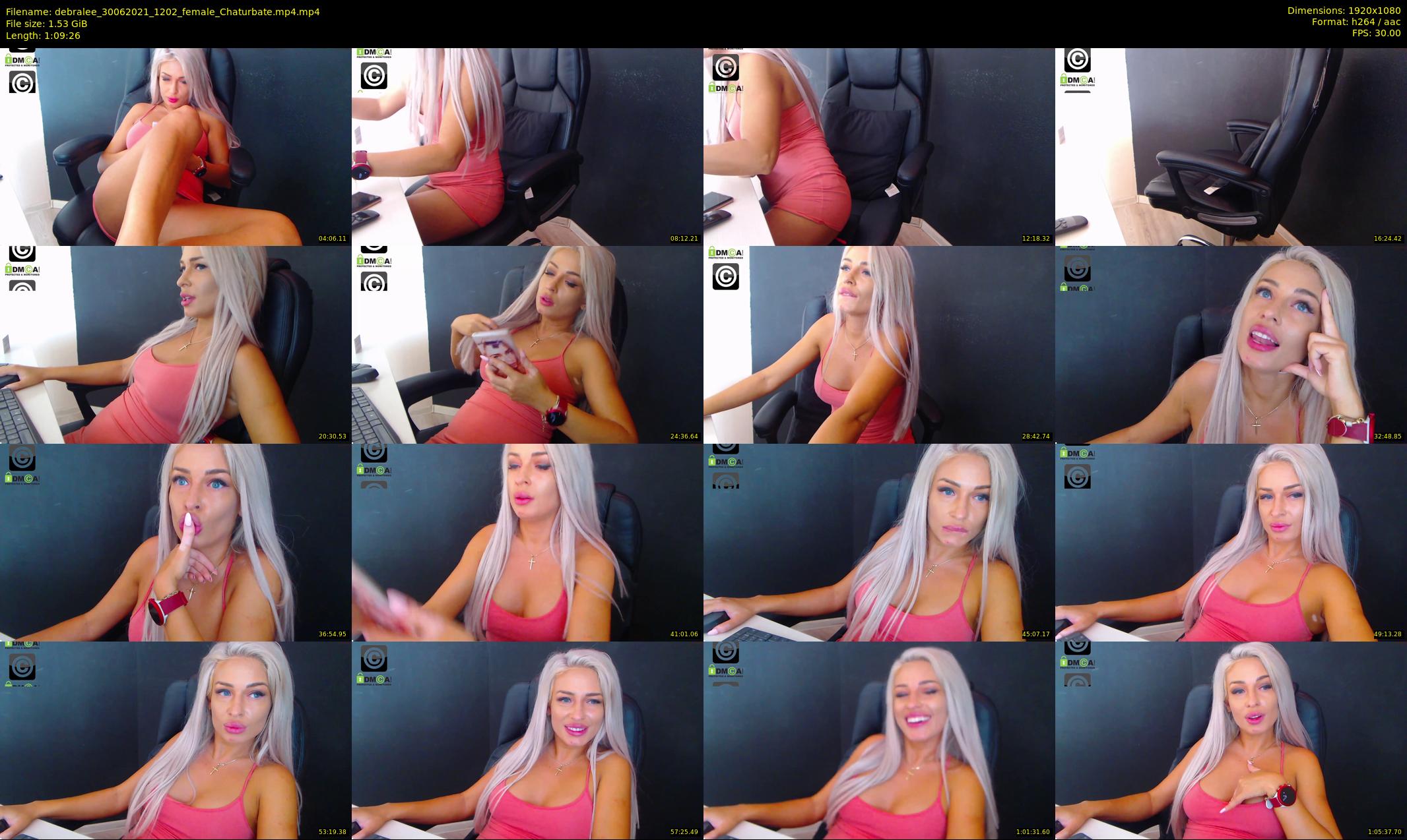 debralee — 70 minute Chaturbate female cam show recording, 1080p, Jun 30, 2021