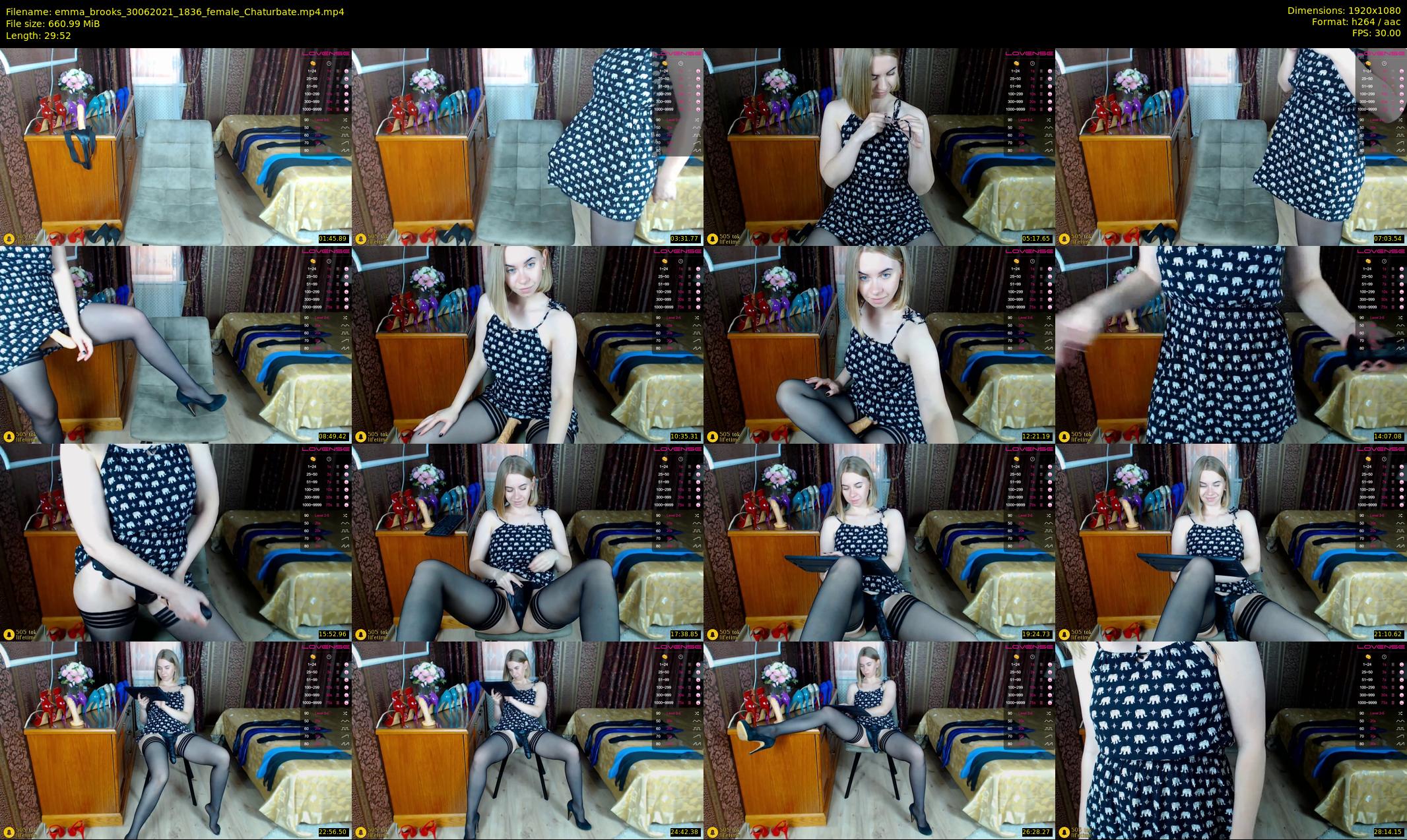 emma_brooks — 30 minute Chaturbate female cam show recording, 1080p, Jun 30, 2021