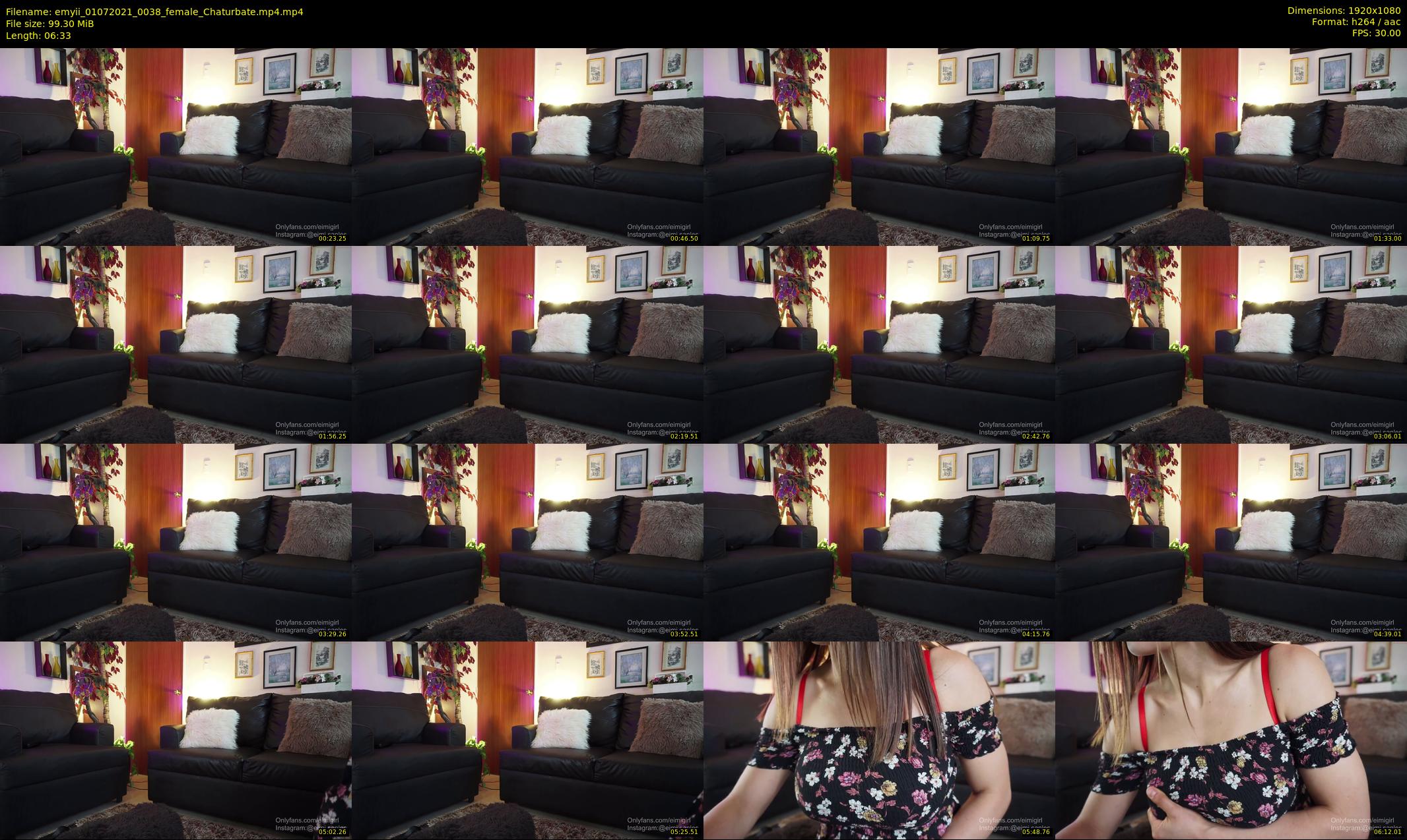 emyii — 7 minute Chaturbate female cam show recording, 1080p, Jul 1, 2021