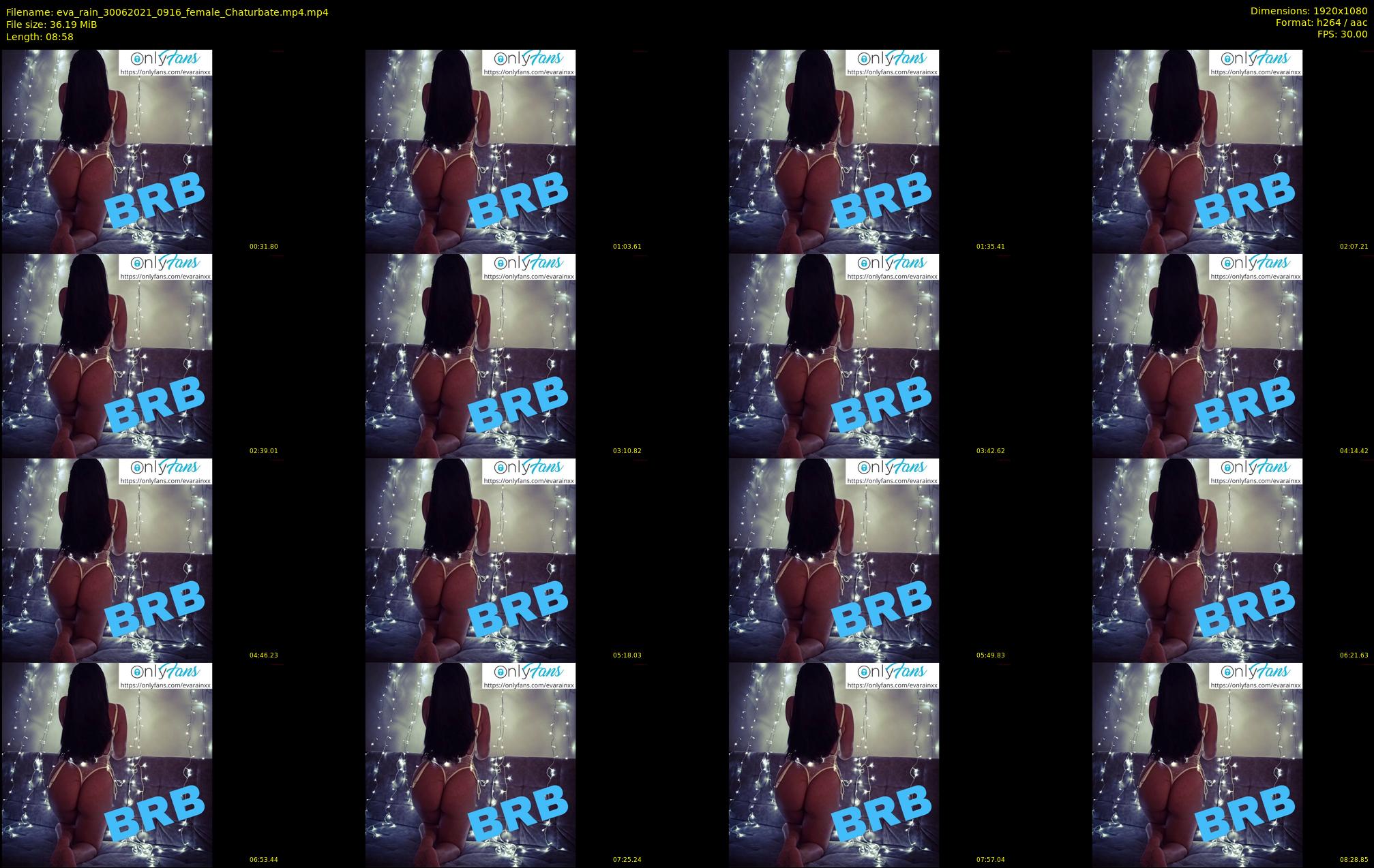 eva_rain — 9 minute Chaturbate female cam show recording, 1080p, Jun 30, 2021