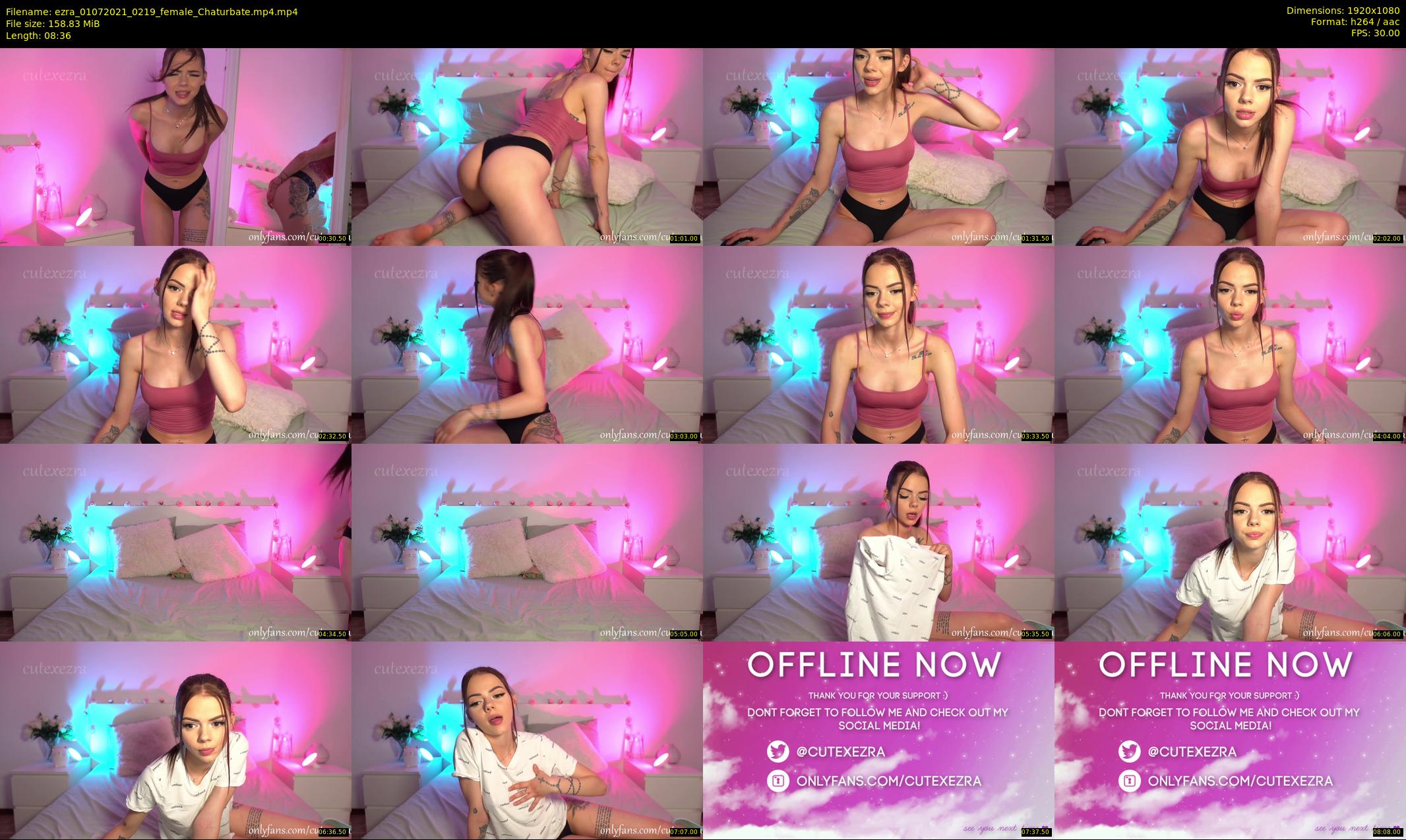 ezra — 9 minute Chaturbate female cam show recording, 1080p, Jul 1, 2021