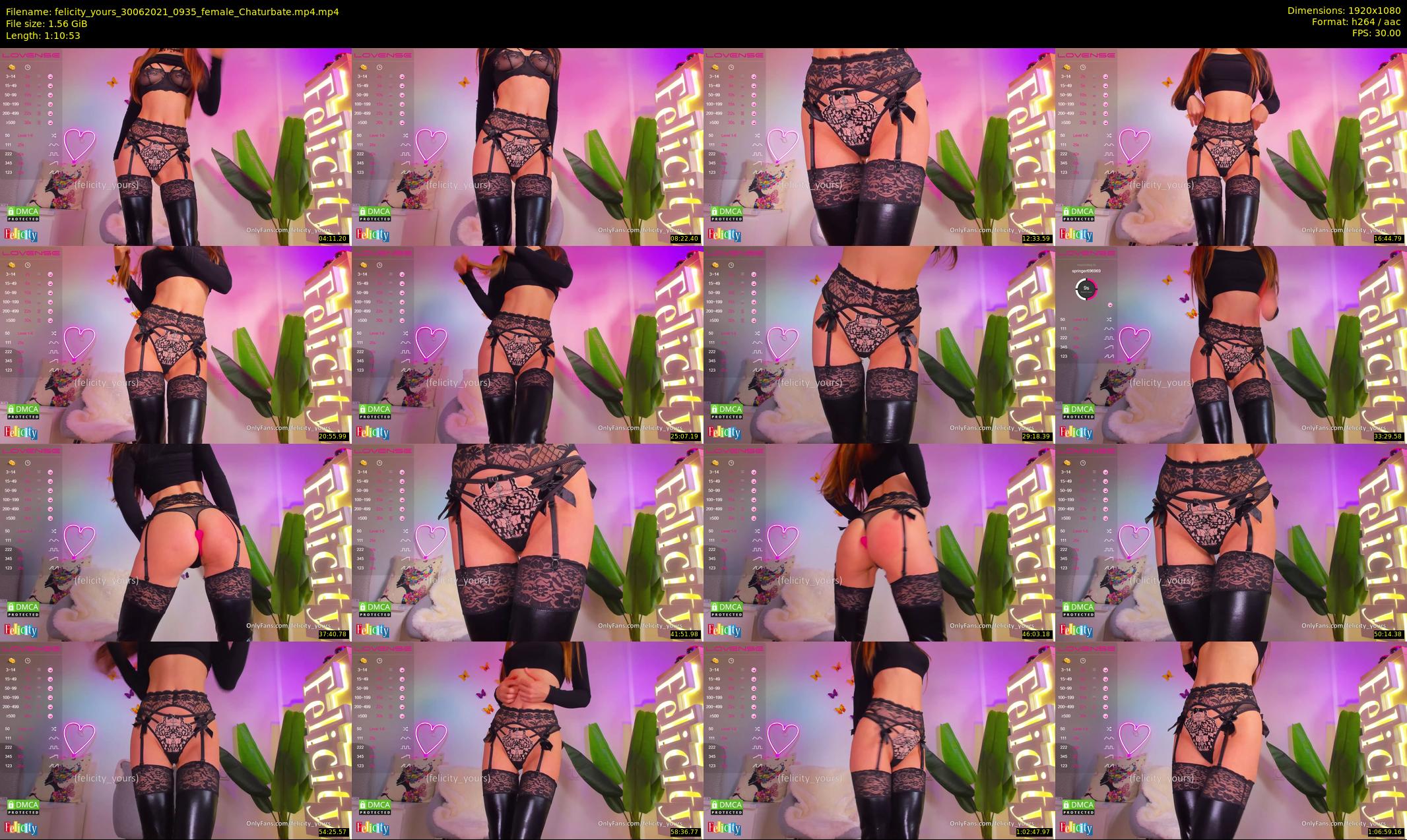 felicity_yours — 71 minute Chaturbate female cam show recording, 1080p, Jun 30, 2021