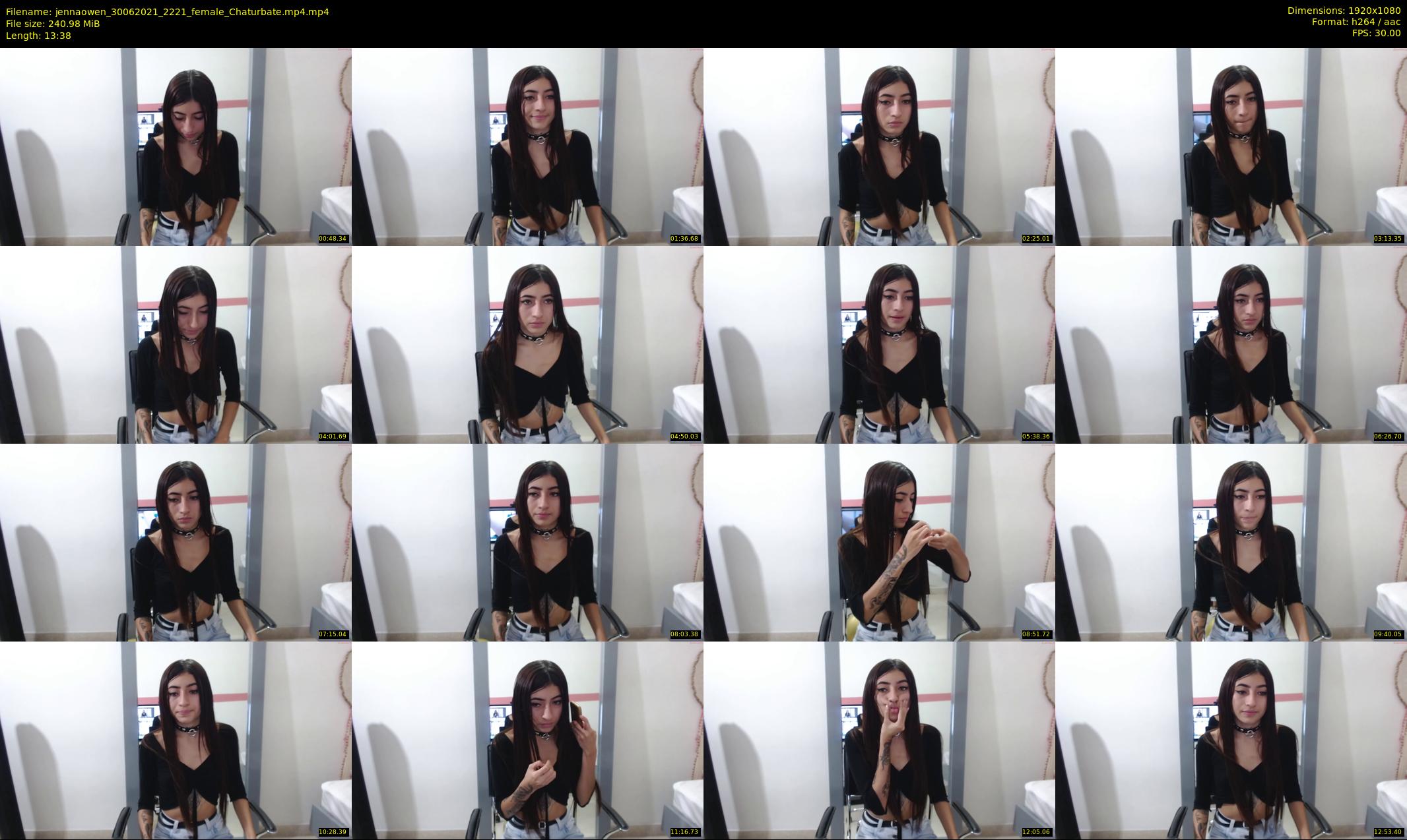 jennaowen — 14 minute Chaturbate female cam show recording, 1080p, Jun 30, 2021