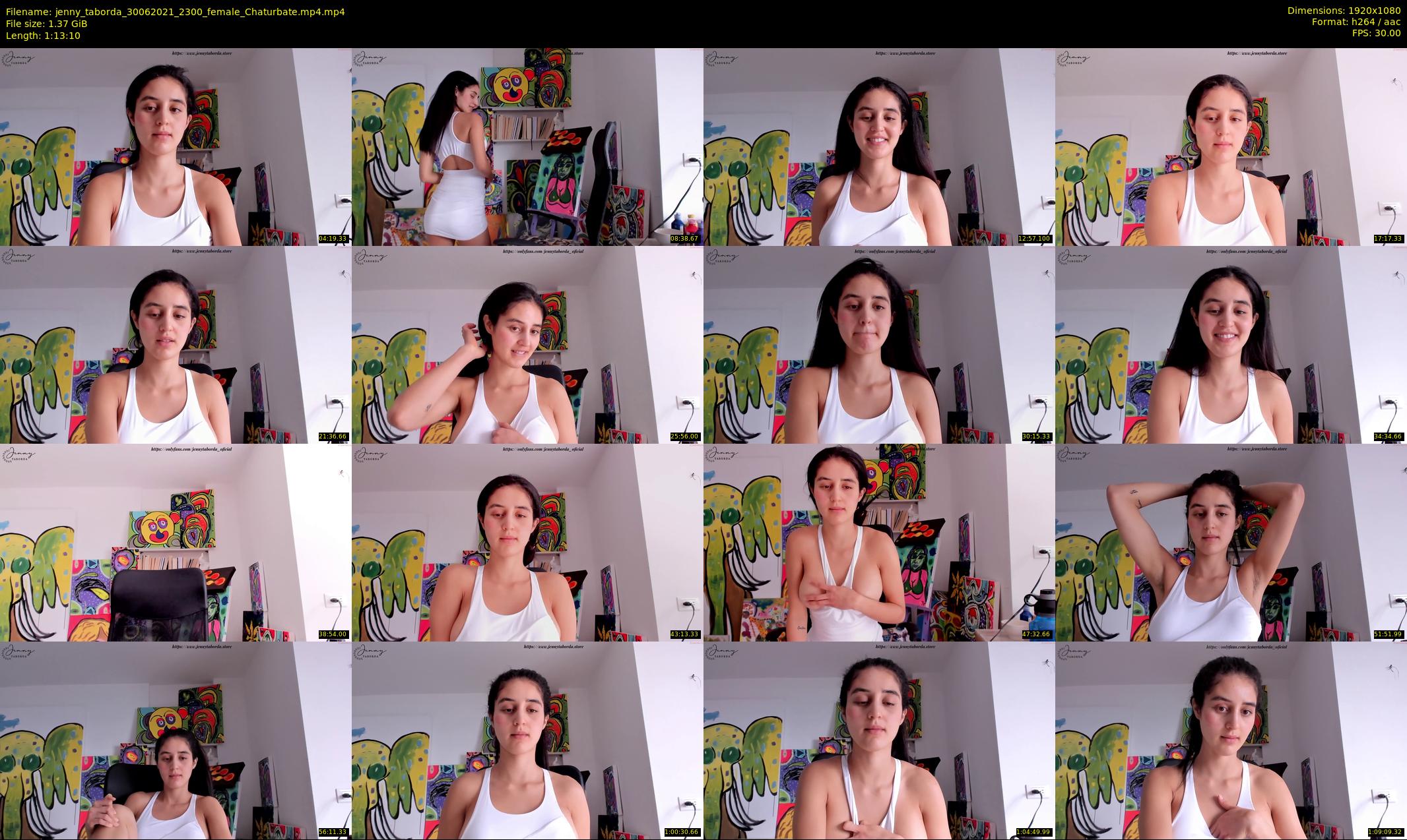 jenny_taborda — 74 minute Chaturbate female cam show recording, 1080p, Jun 30, 2021