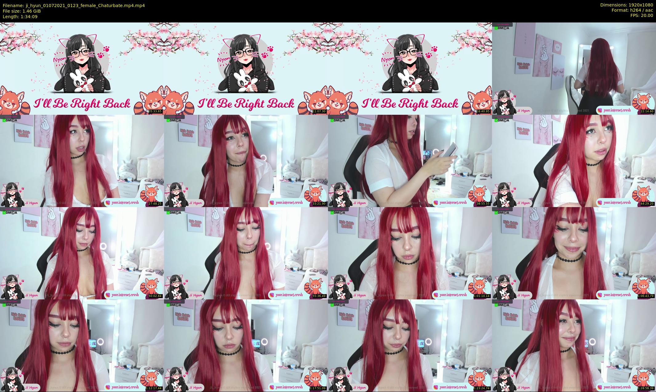 ji_hyun — 95 minute Chaturbate female cam show recording, 1080p, Jul 1, 2021