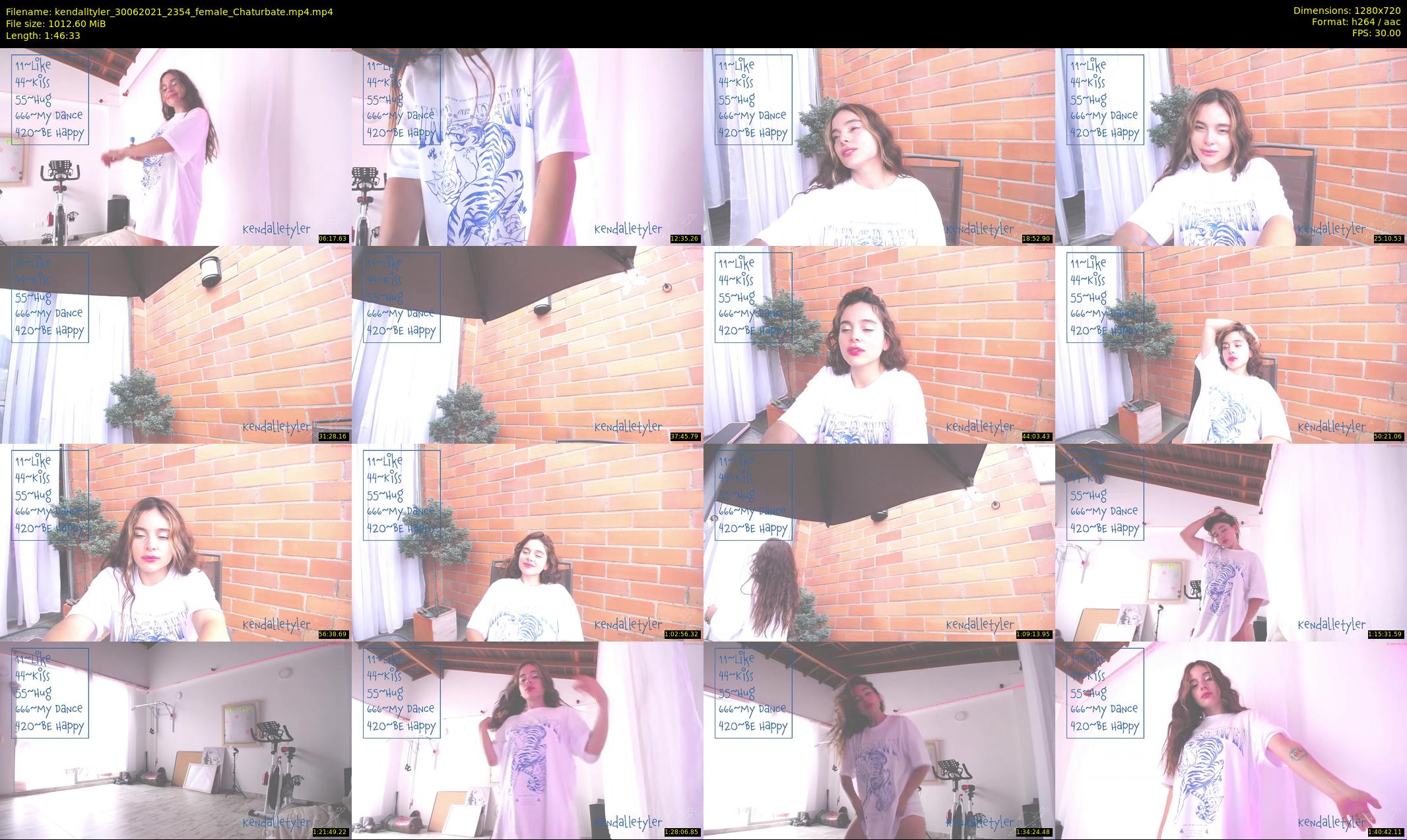 kendalltyler — 107 minute Chaturbate female cam show recording, 720p, Jun 30, 2021