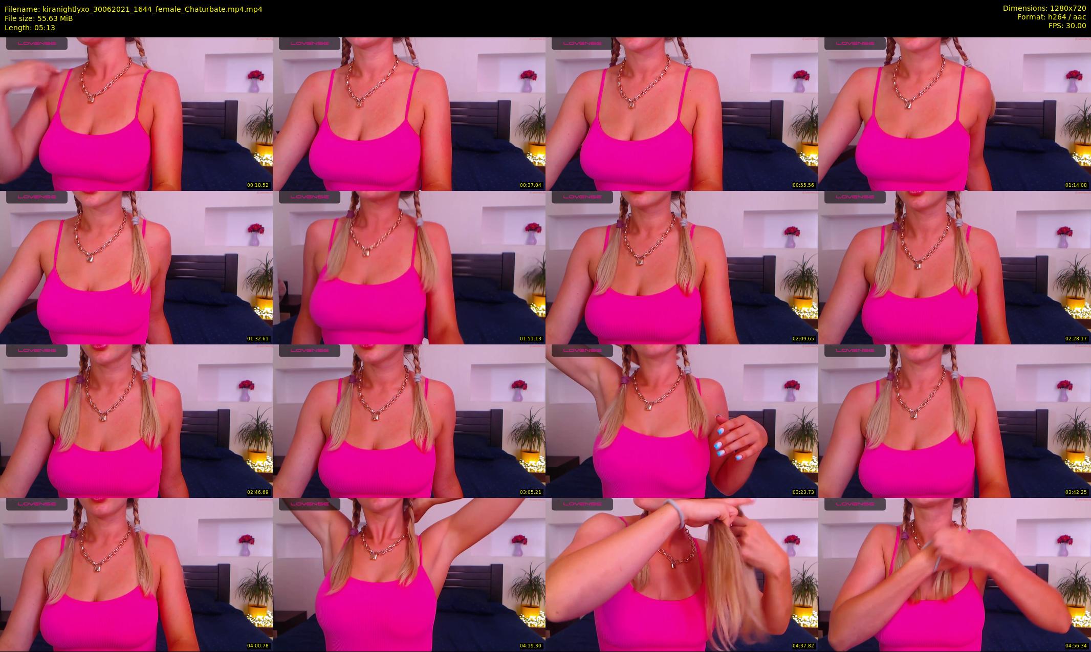 kiranightlyxo — 6 minute Chaturbate female cam show recording, 720p, Jun 30, 2021
