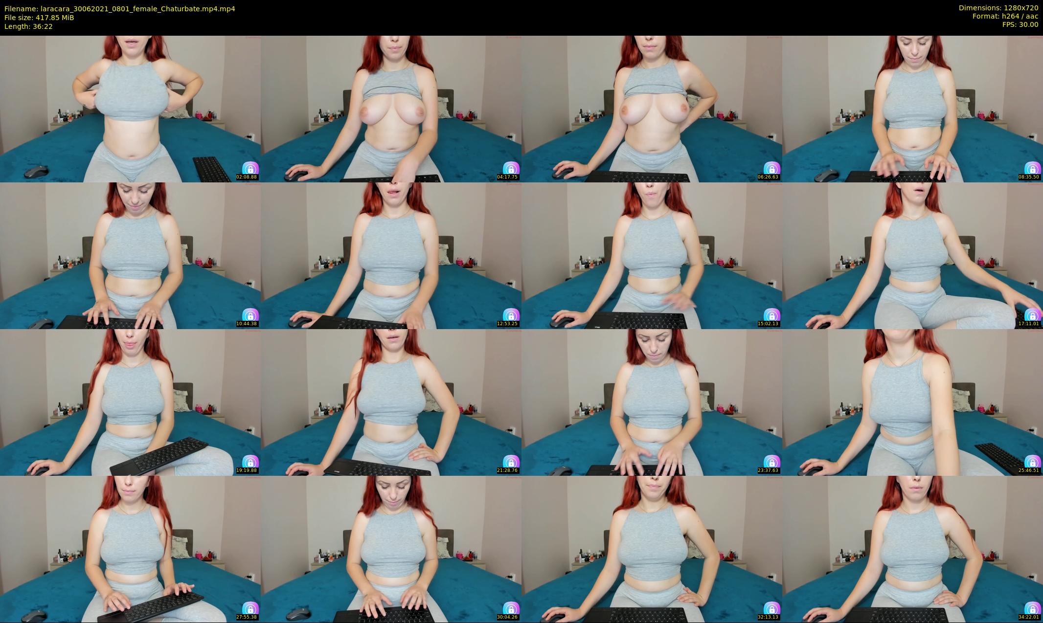 laracara — 37 minute Chaturbate female cam show recording, 720p, Jun 30, 2021