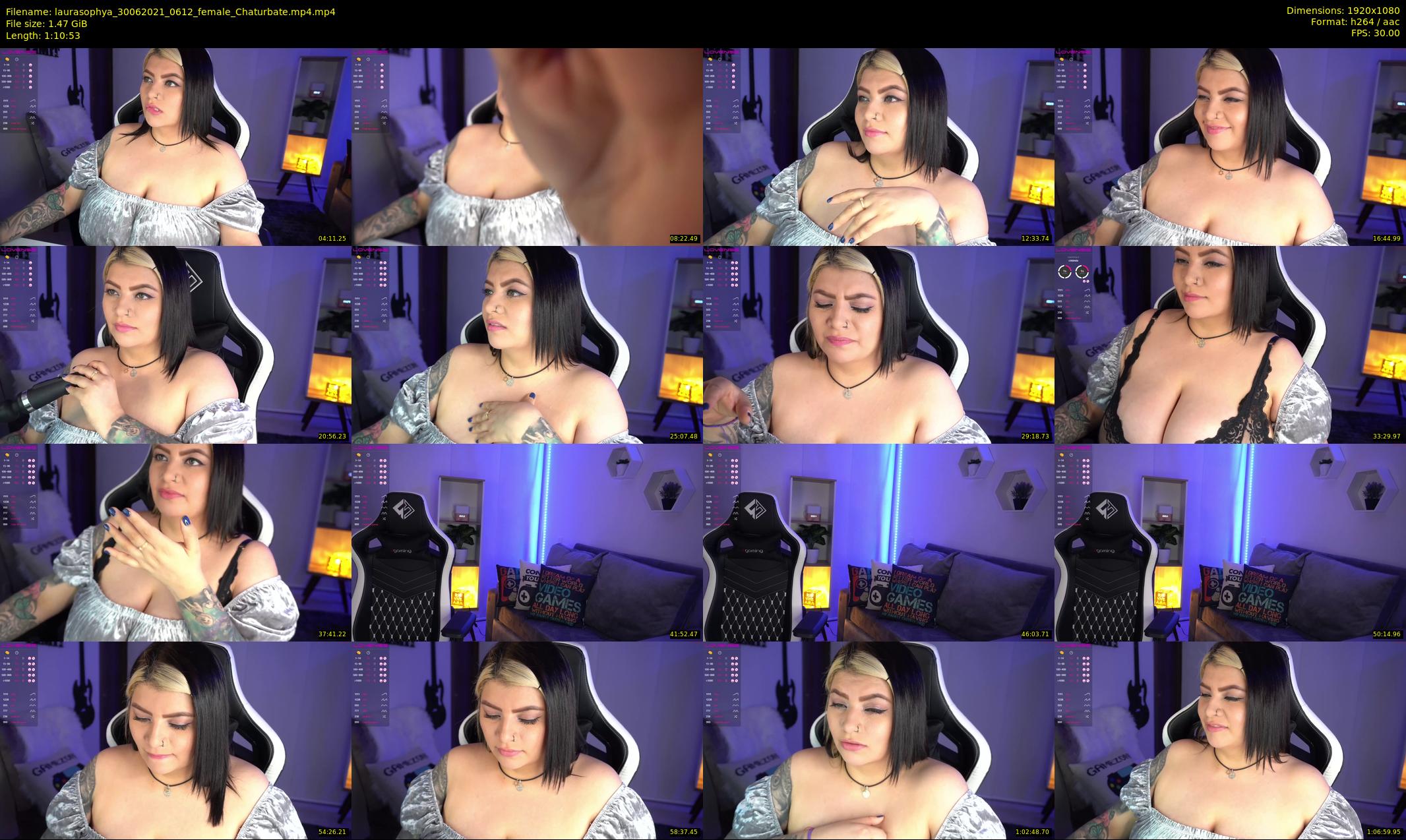 laurasophya — 71 minute Chaturbate female cam show recording, 1080p, Jun 30, 2021