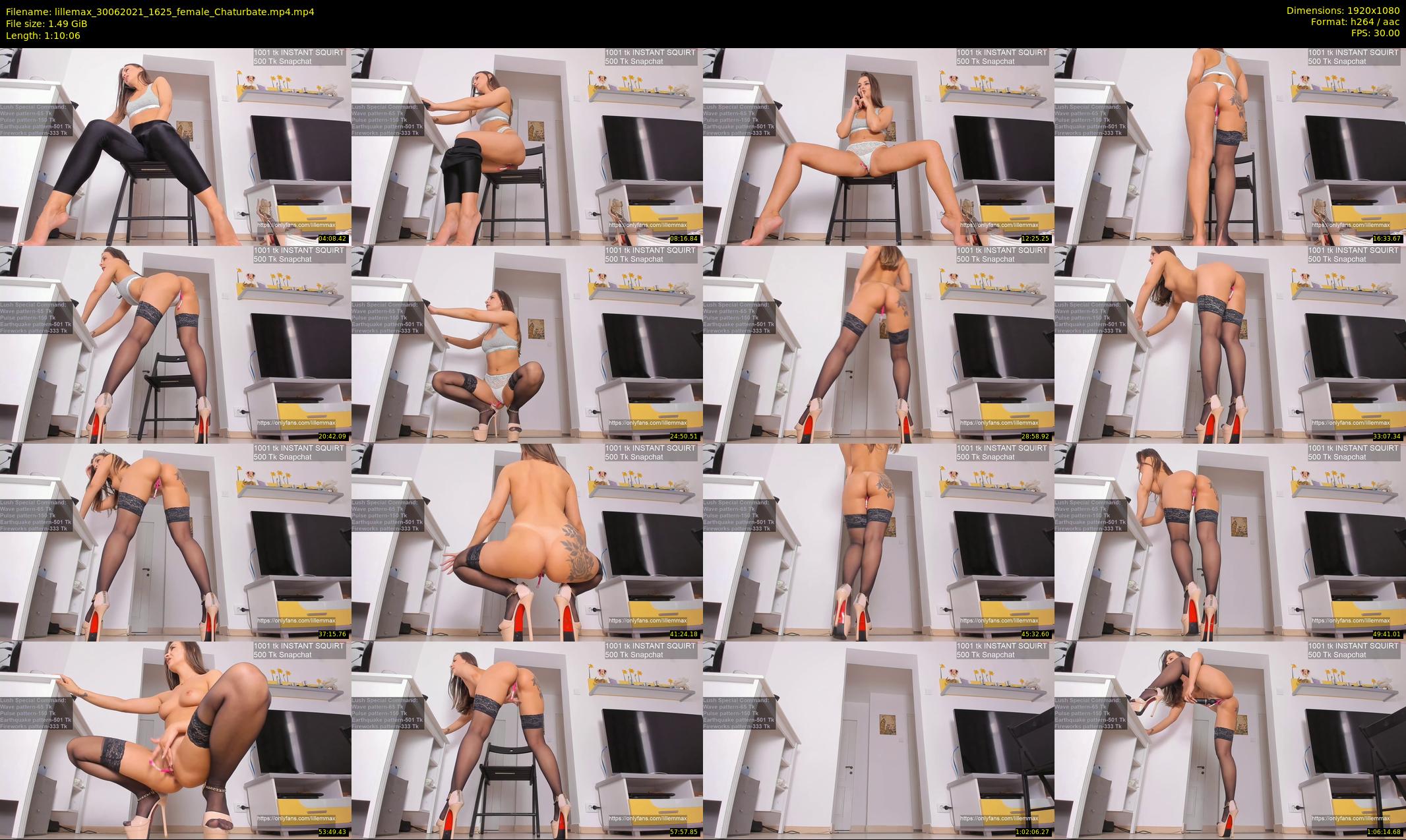 lillemax — 71 minute Chaturbate female cam show recording, 1080p, Jun 30, 2021