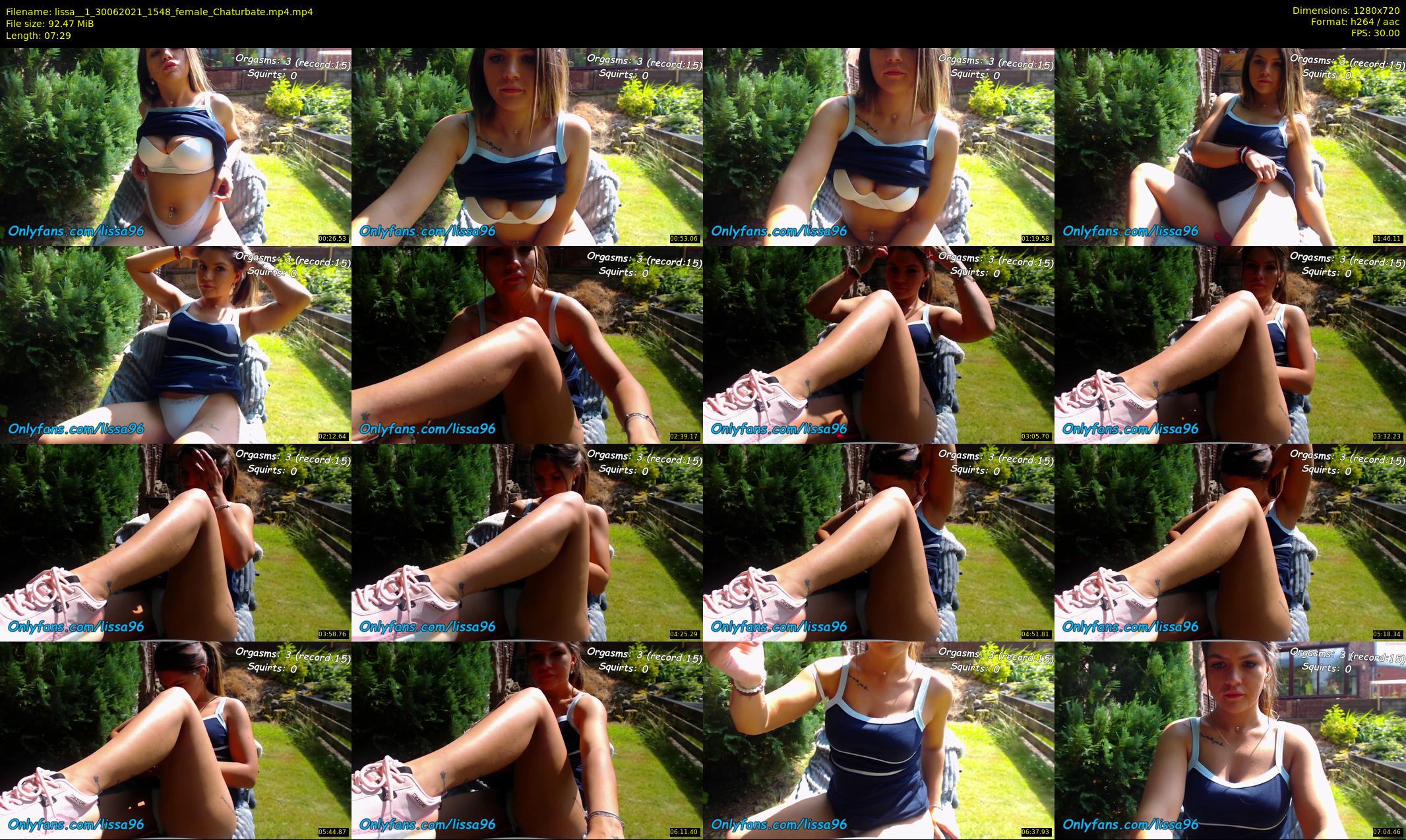 lissa__1 — 8 minute Chaturbate female cam show recording, 720p, Jun 30, 2021
