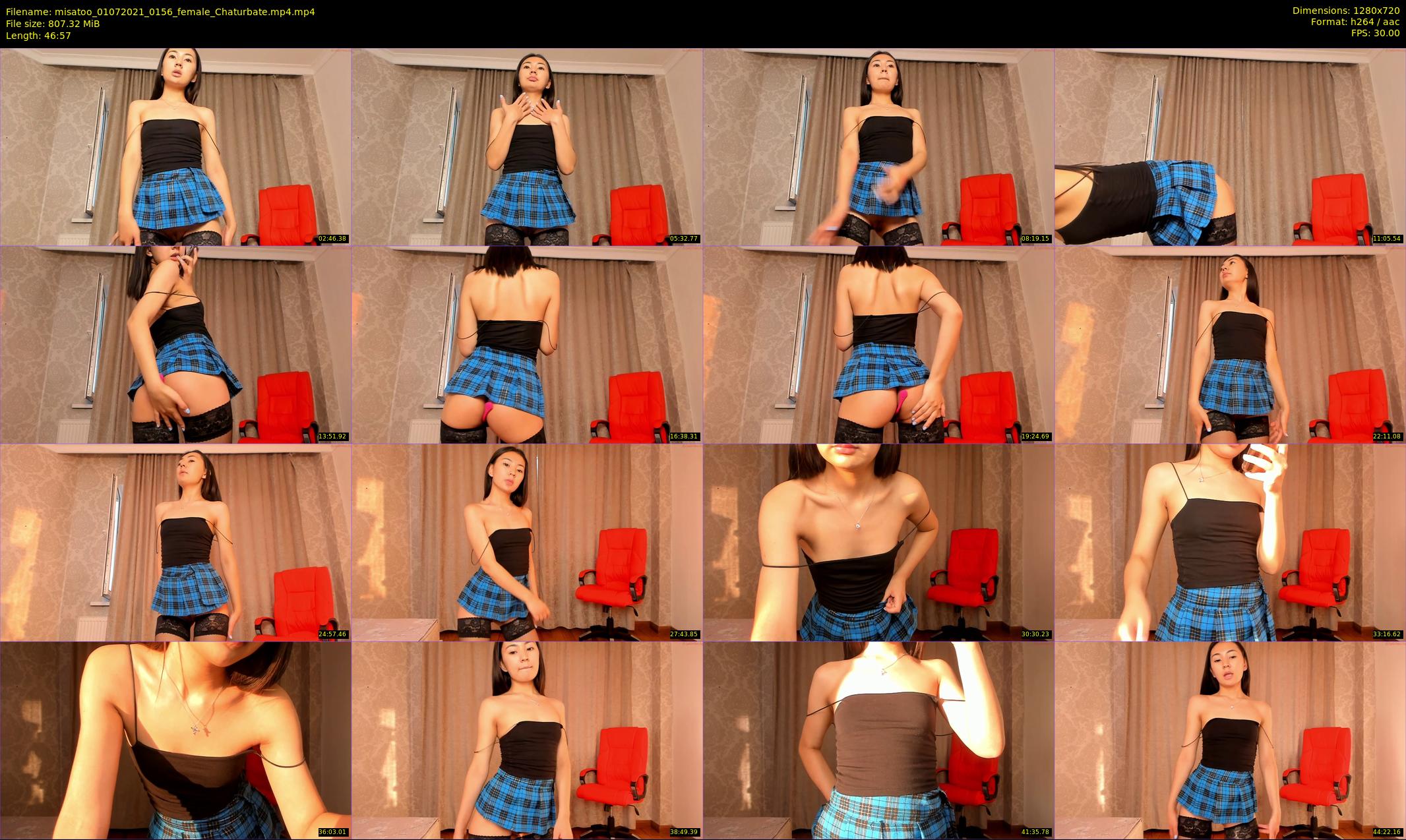 misatoo — 47 minute Chaturbate female cam show recording, 720p, Jul 1, 2021