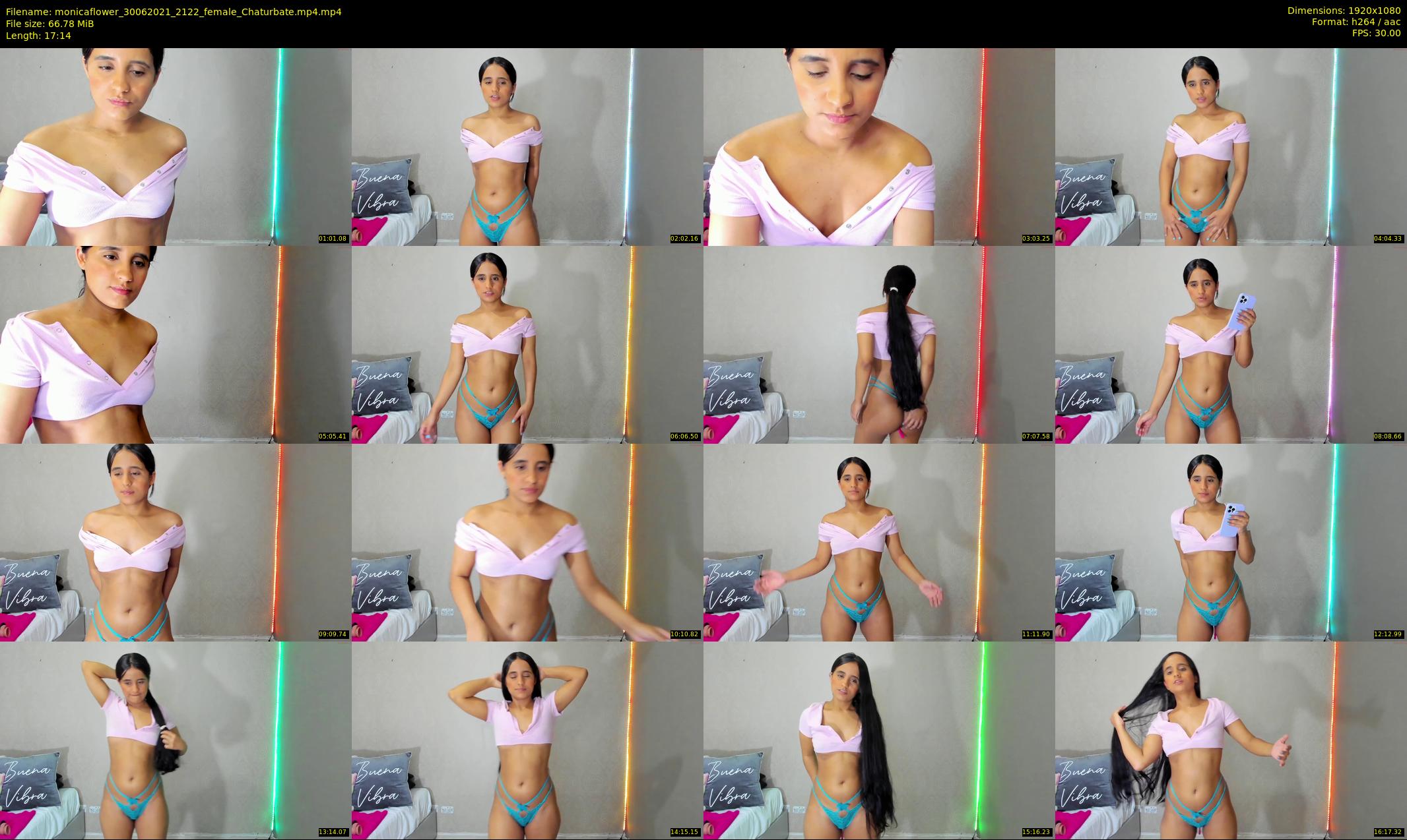 monicaflower — 18 minute Chaturbate female cam show recording, 1080p, Jun 30, 2021
