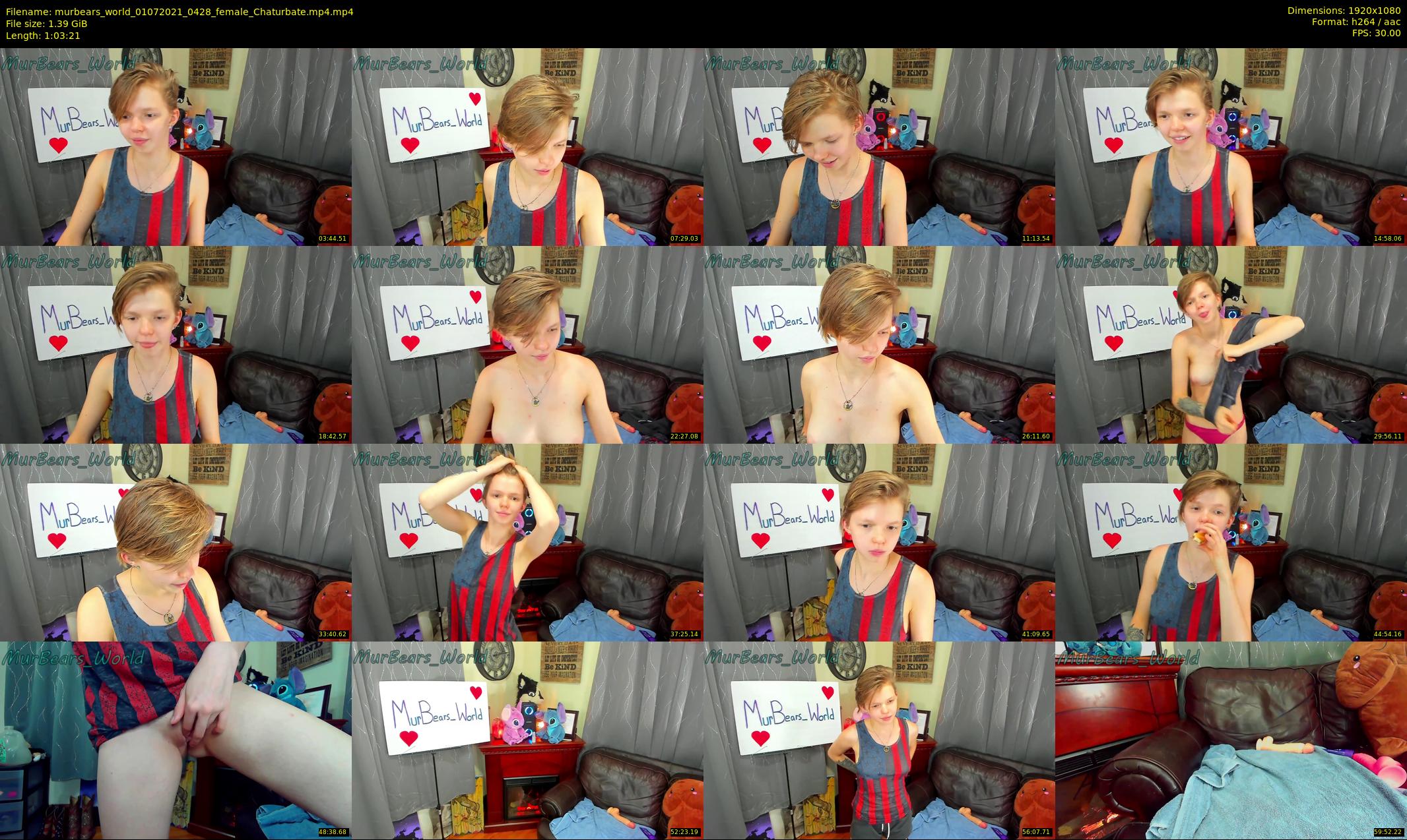 murbears_world — 64 minute Chaturbate female cam show recording, 1080p, Jul 1, 2021