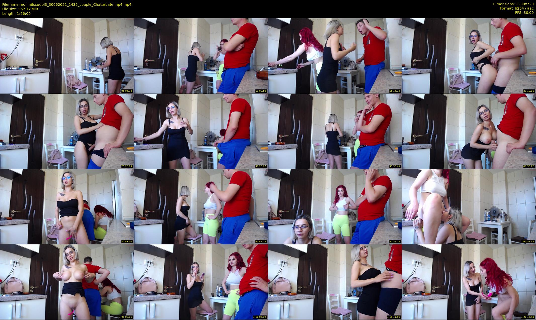 nolimitscoupl3 — 86 minute Chaturbate couple cam show recording, 720p, Jun 30, 2021