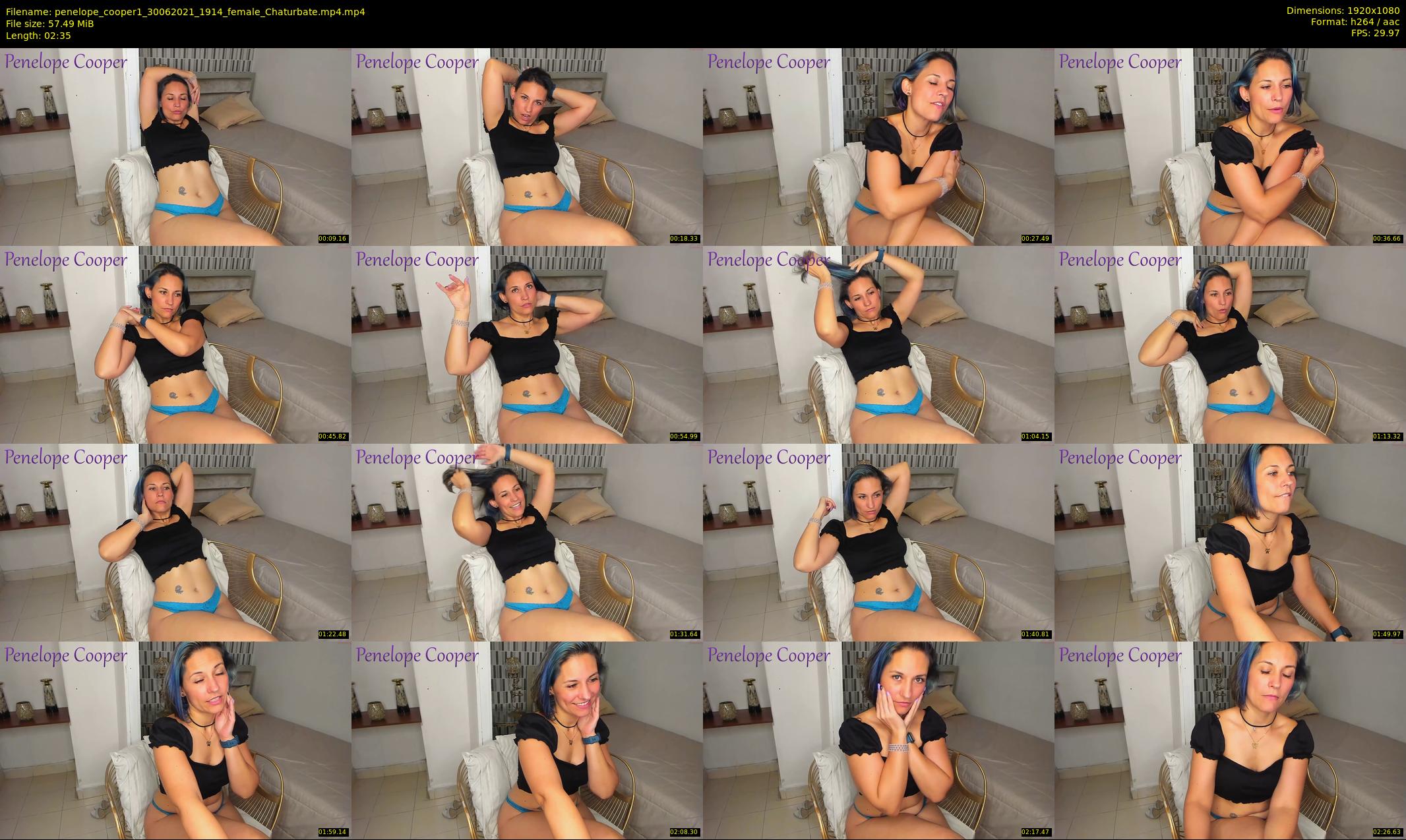 penelope_cooper1 — 3 minute Chaturbate female cam show recording, 1080p, Jun 30, 2021