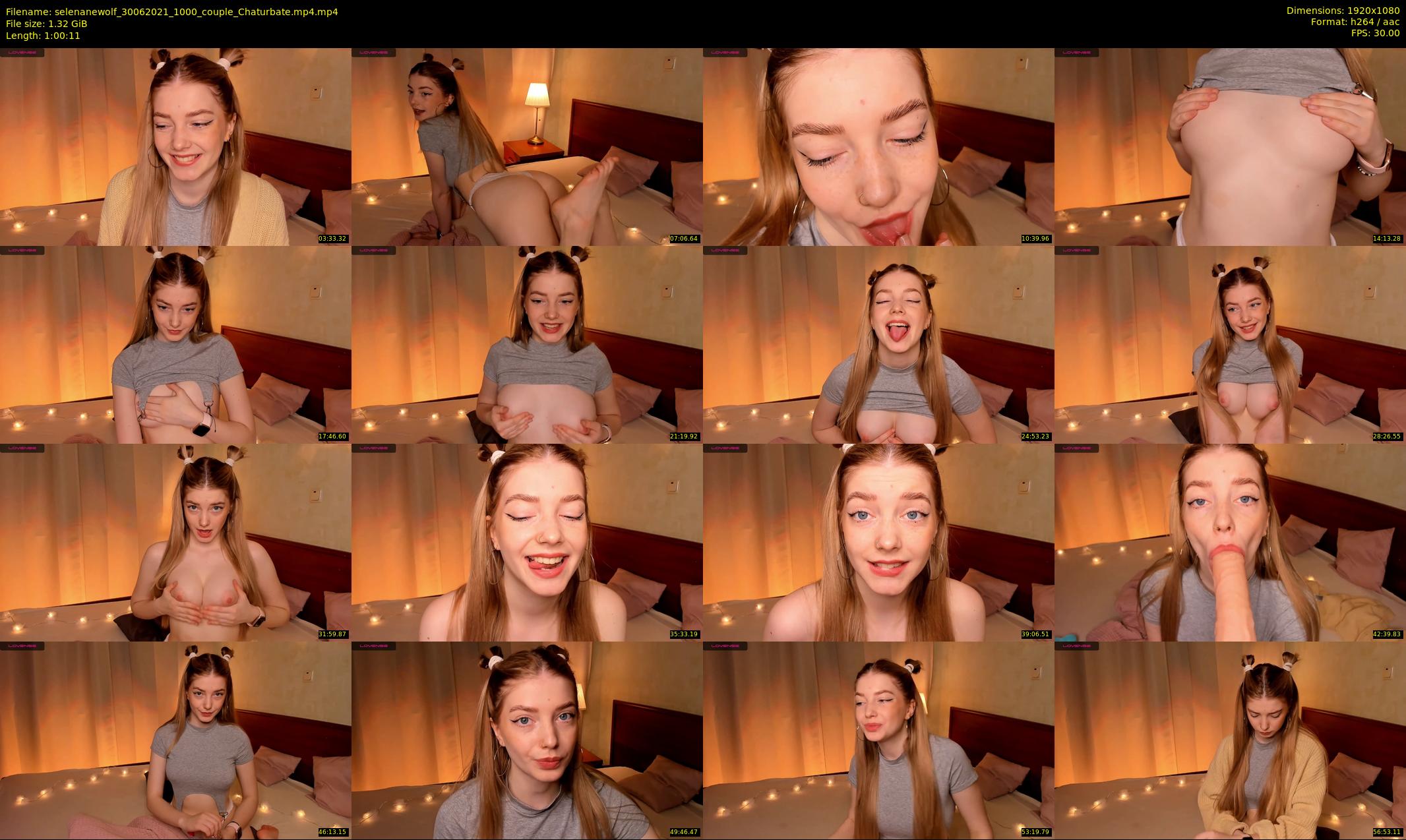 selenanewolf — 61 minute Chaturbate couple cam show recording, 1080p, Jun 30, 2021