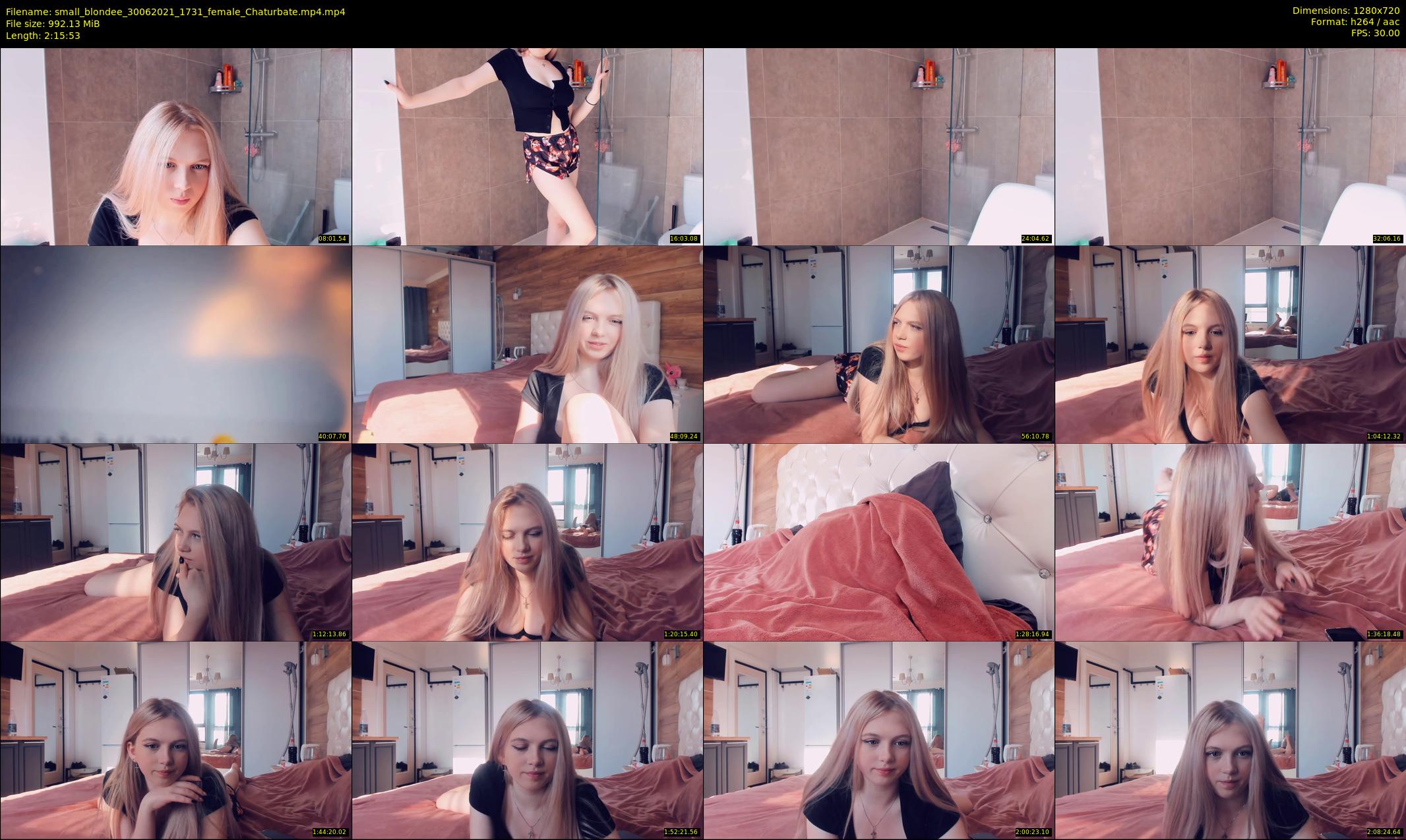 small_blondee — 136 minute Chaturbate female cam show recording, 720p, Jun 30, 2021