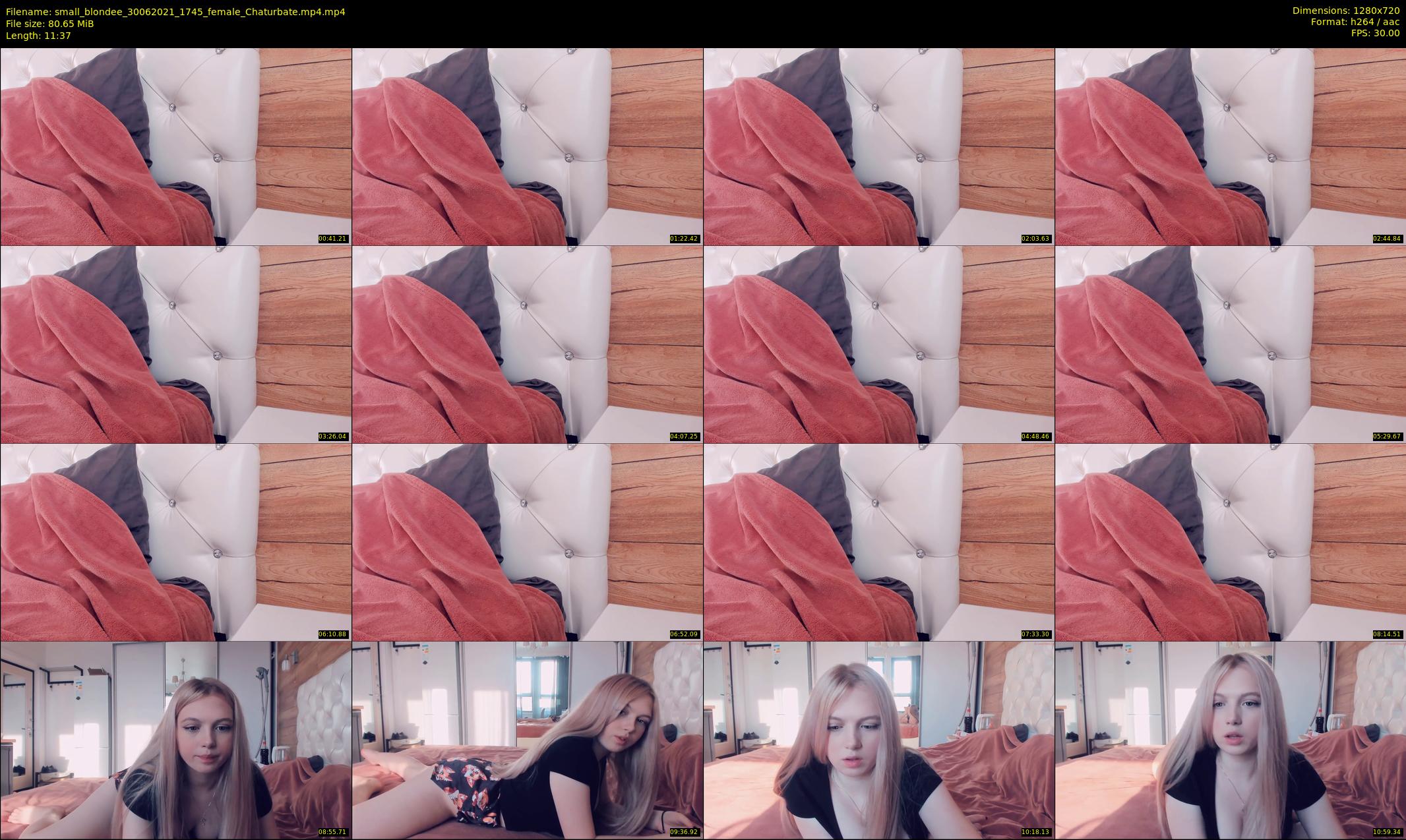 small_blondee — 12 minute Chaturbate female cam show recording, 720p, Jun 30, 2021
