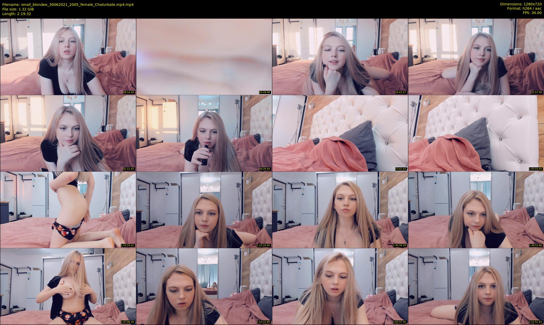 small_blondee — 140 minute Chaturbate female cam show recording, 720p, Jun 30, 2021
