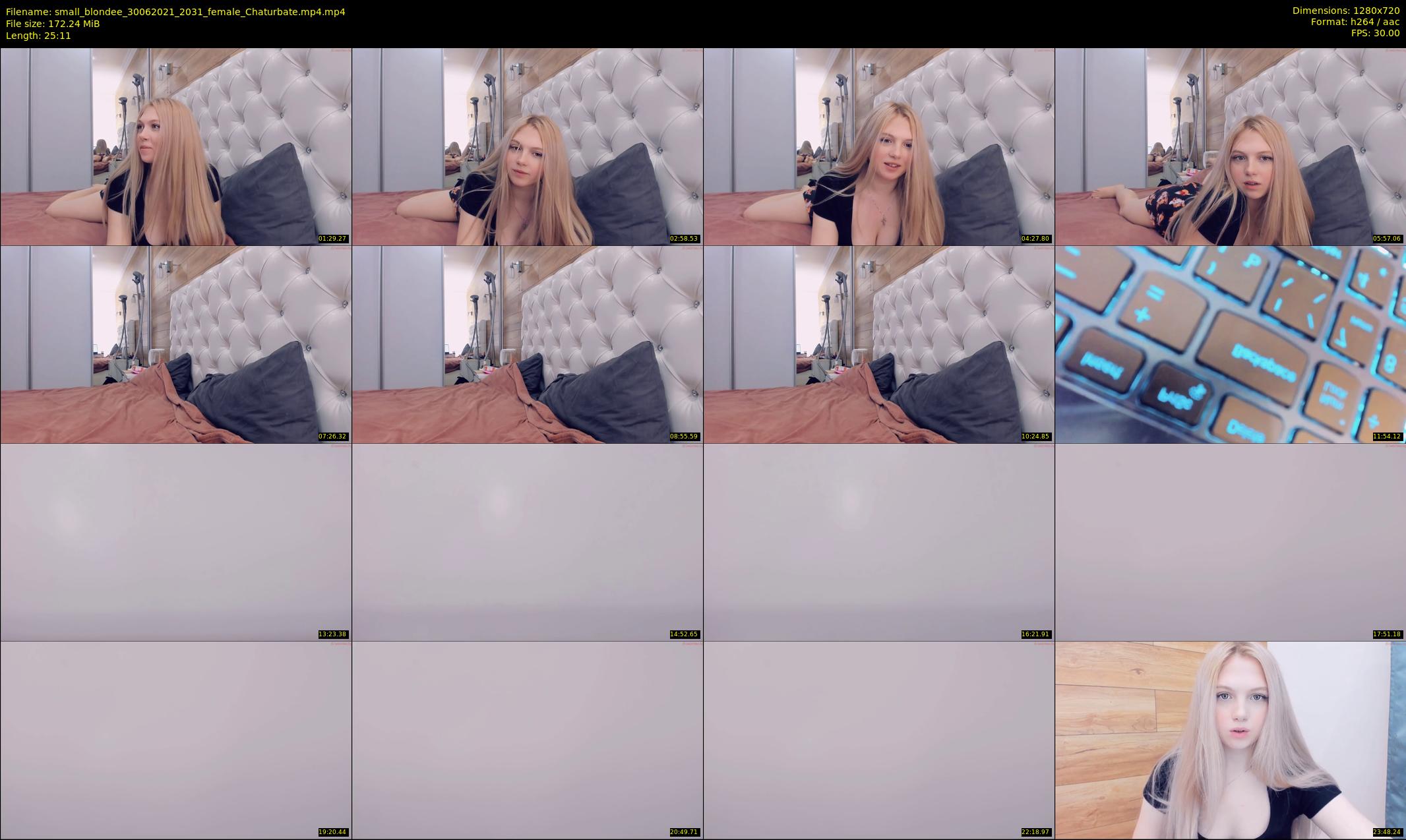 small_blondee — 26 minute Chaturbate female cam show recording, 720p, Jun 30, 2021