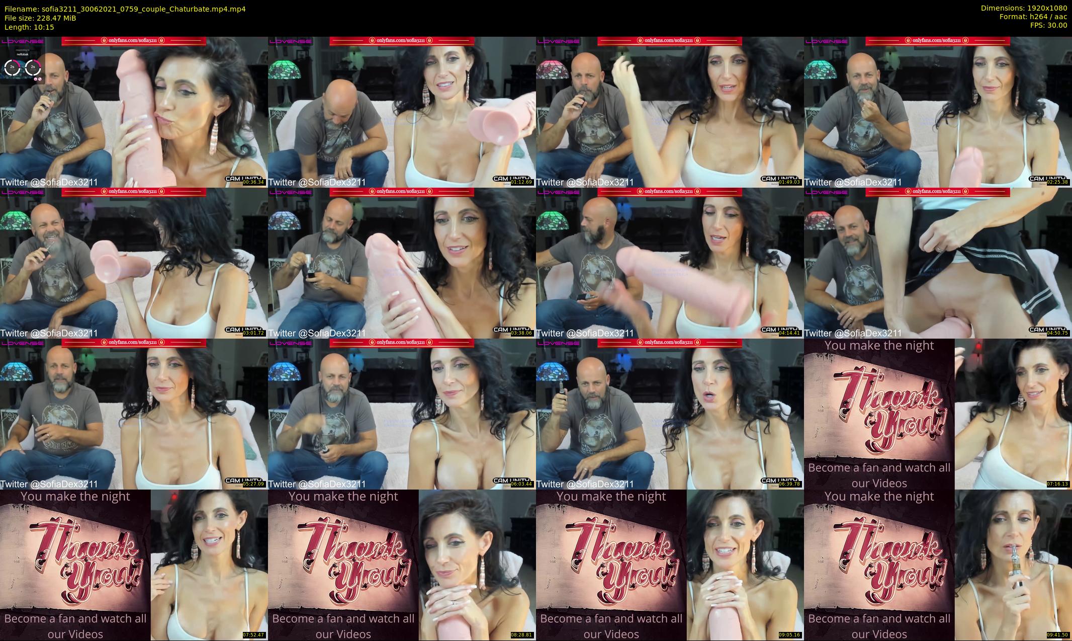 sofia3211 — 11 minute Chaturbate couple cam show recording, 1080p, Jun 30, 2021