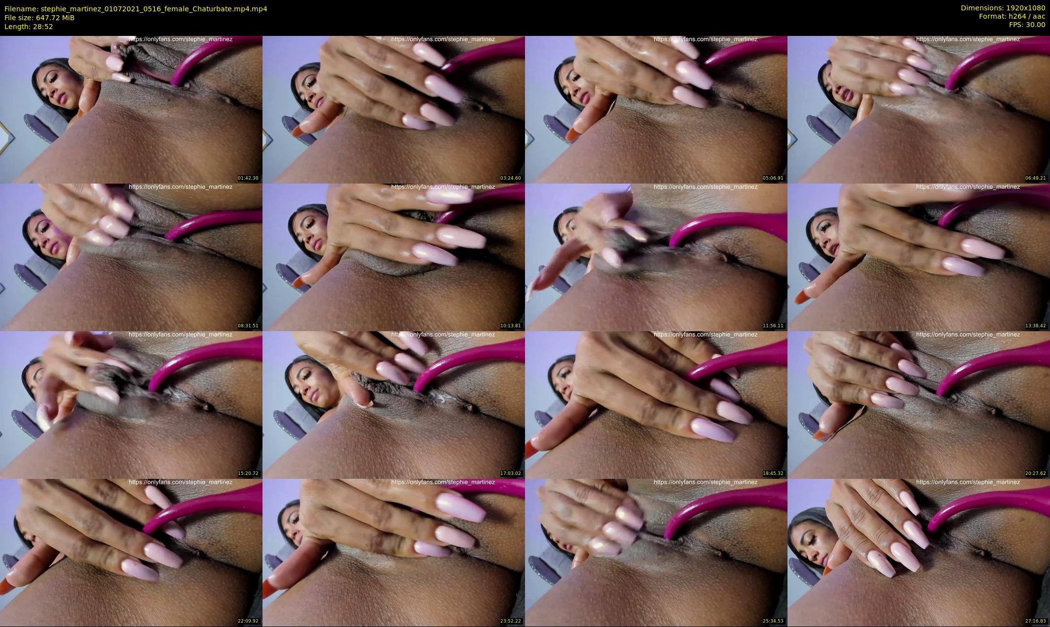 stephie_martinez — 29 minute Chaturbate female cam show recording, 1080p, Jul 1, 2021