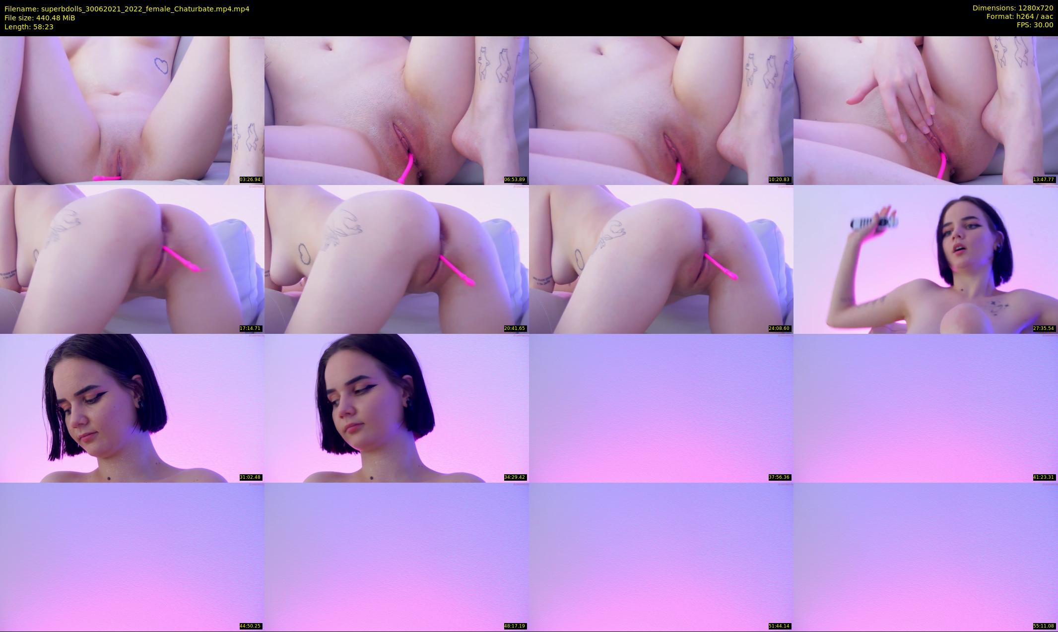 superbdolls — 59 minute Chaturbate couple cam show recording, 720p, Jun 30, 2021