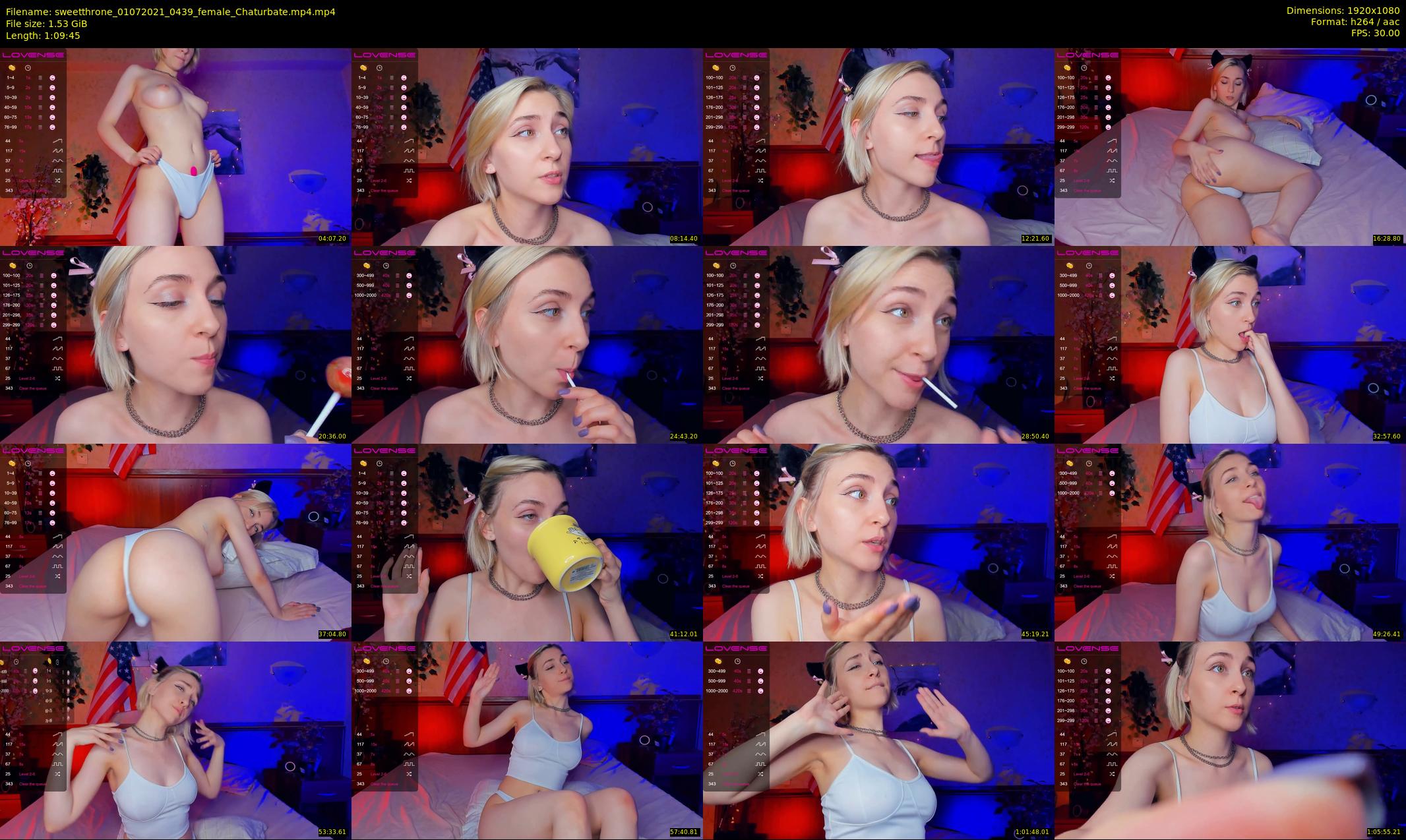 sweetthrone — 70 minute Chaturbate couple cam show recording, 1080p, Jul 1, 2021
