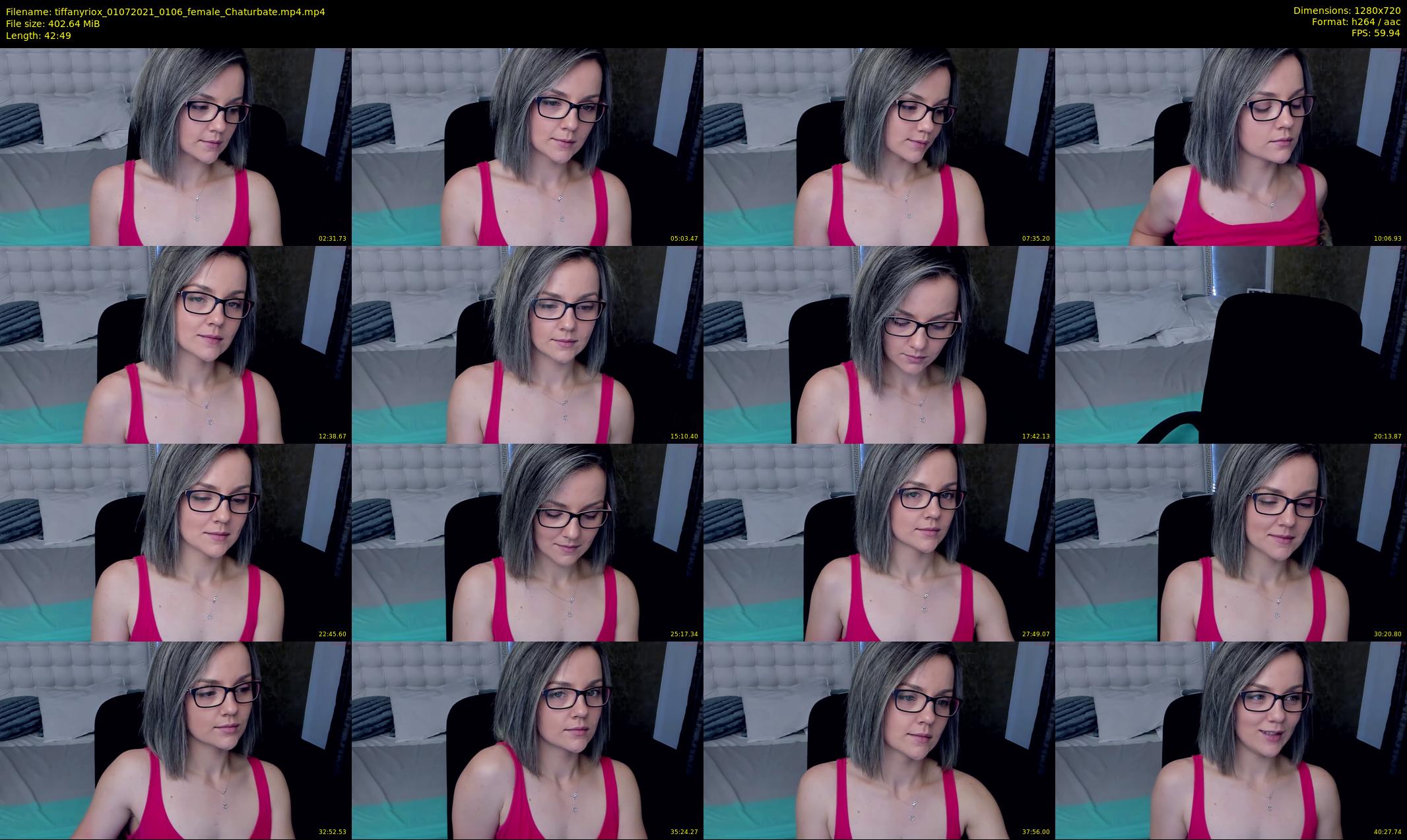 tiffanyriox — 43 minute Chaturbate female cam show recording, 720p, Jul 1, 2021