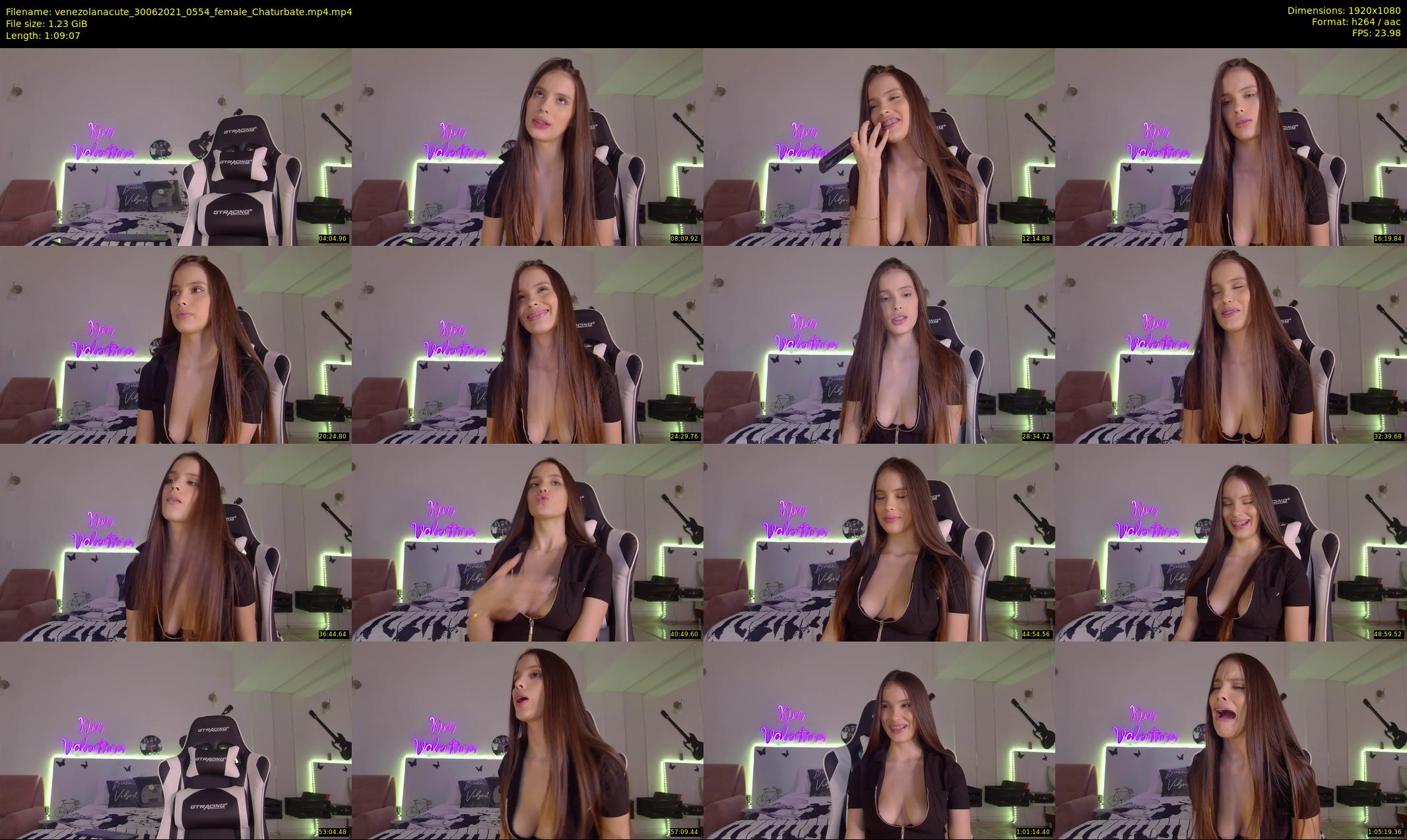 venezolanacute — 70 minute Chaturbate female cam show recording, 1080p, Jun 30, 2021