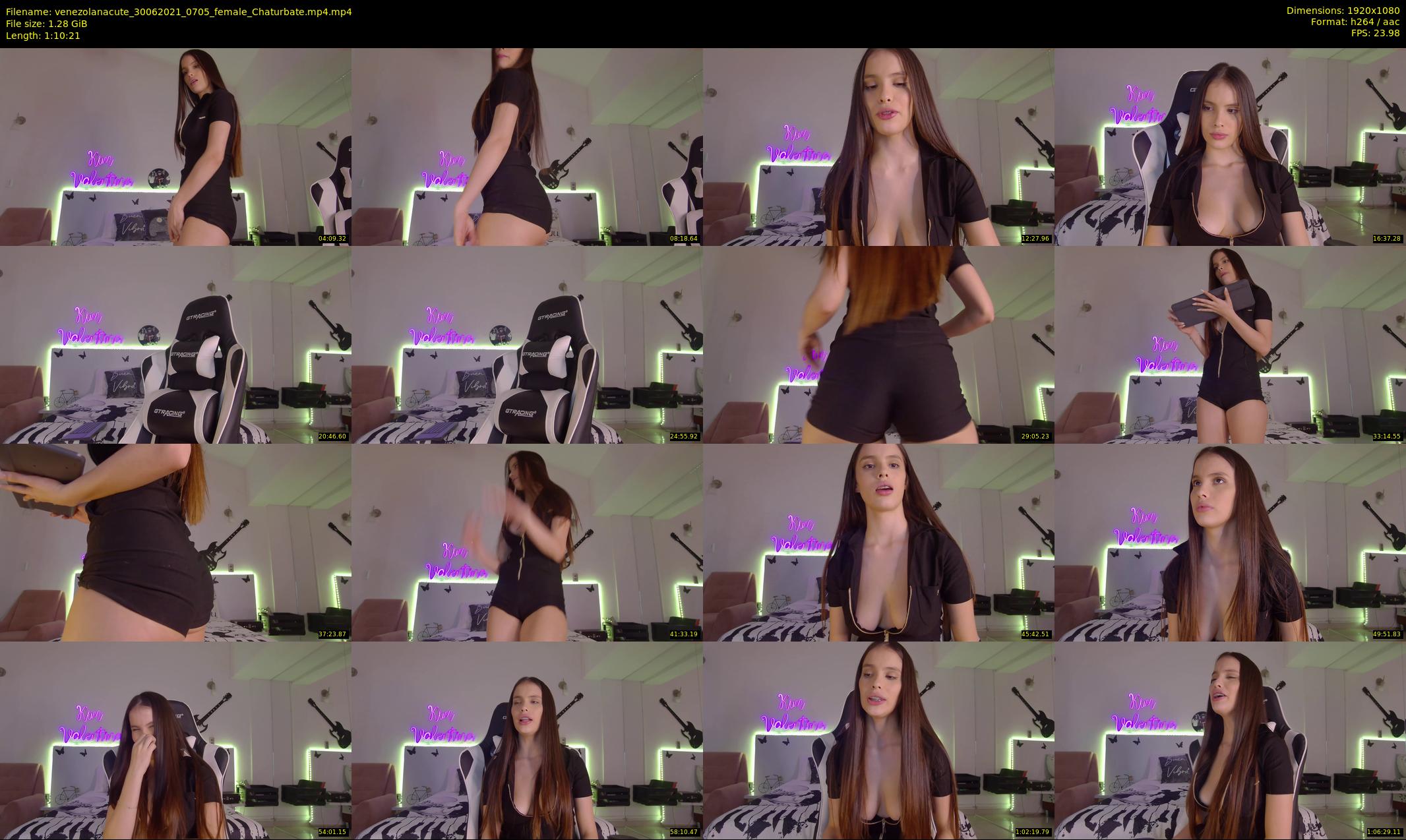 venezolanacute — 71 minute Chaturbate female cam show recording, 1080p, Jun 30, 2021