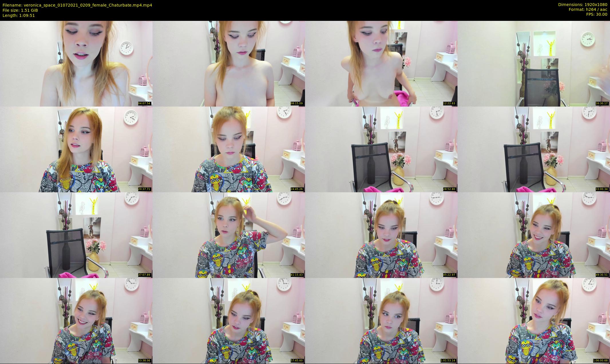 veronica_space — 70 minute Chaturbate female cam show recording, 1080p, Jul 1, 2021
