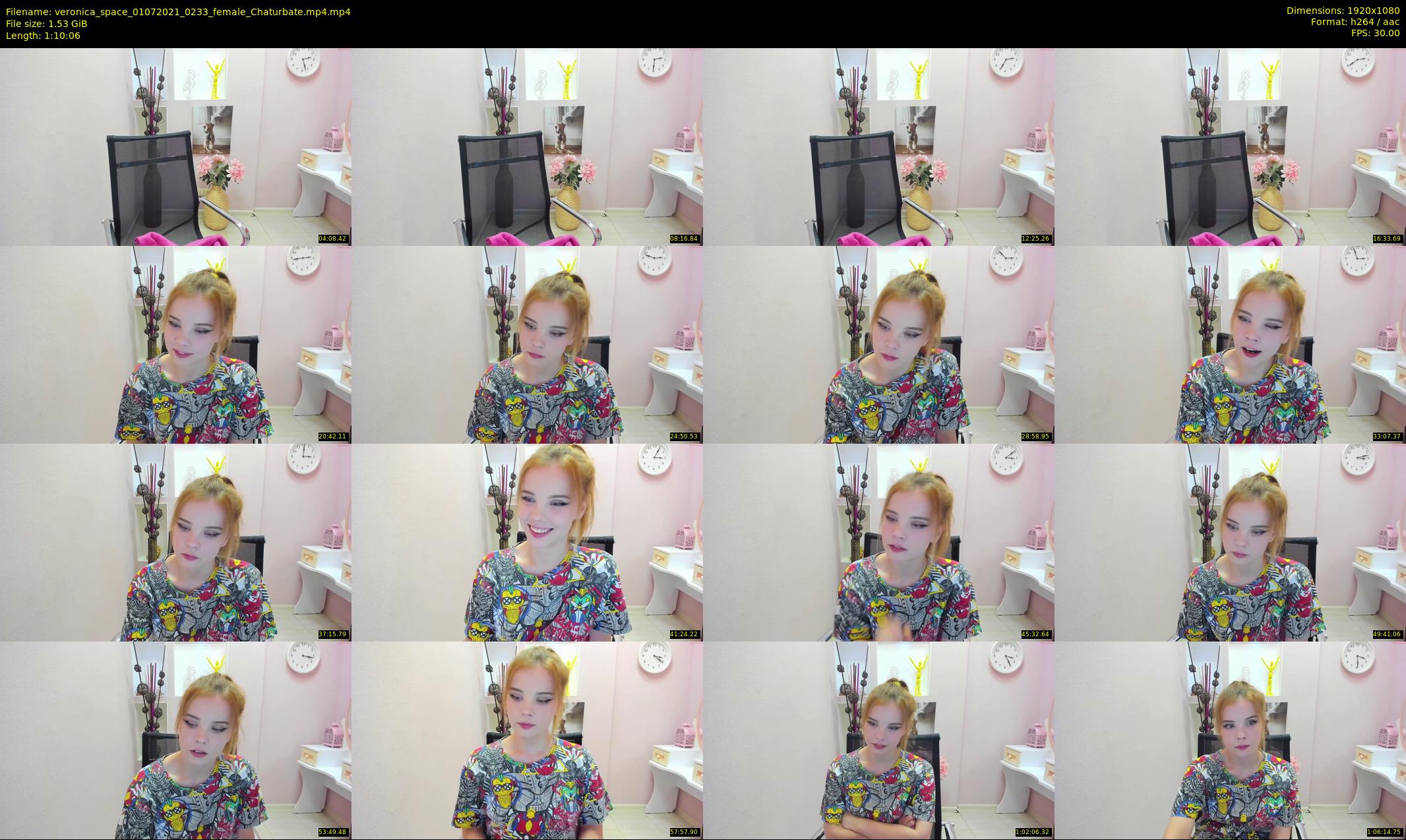 veronica_space — 71 minute Chaturbate female cam show recording, 1080p, Jul 1, 2021