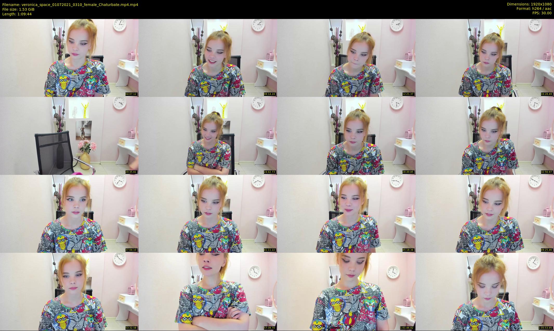 veronica_space — 70 minute Chaturbate female cam show recording, 1080p, Jul 1, 2021
