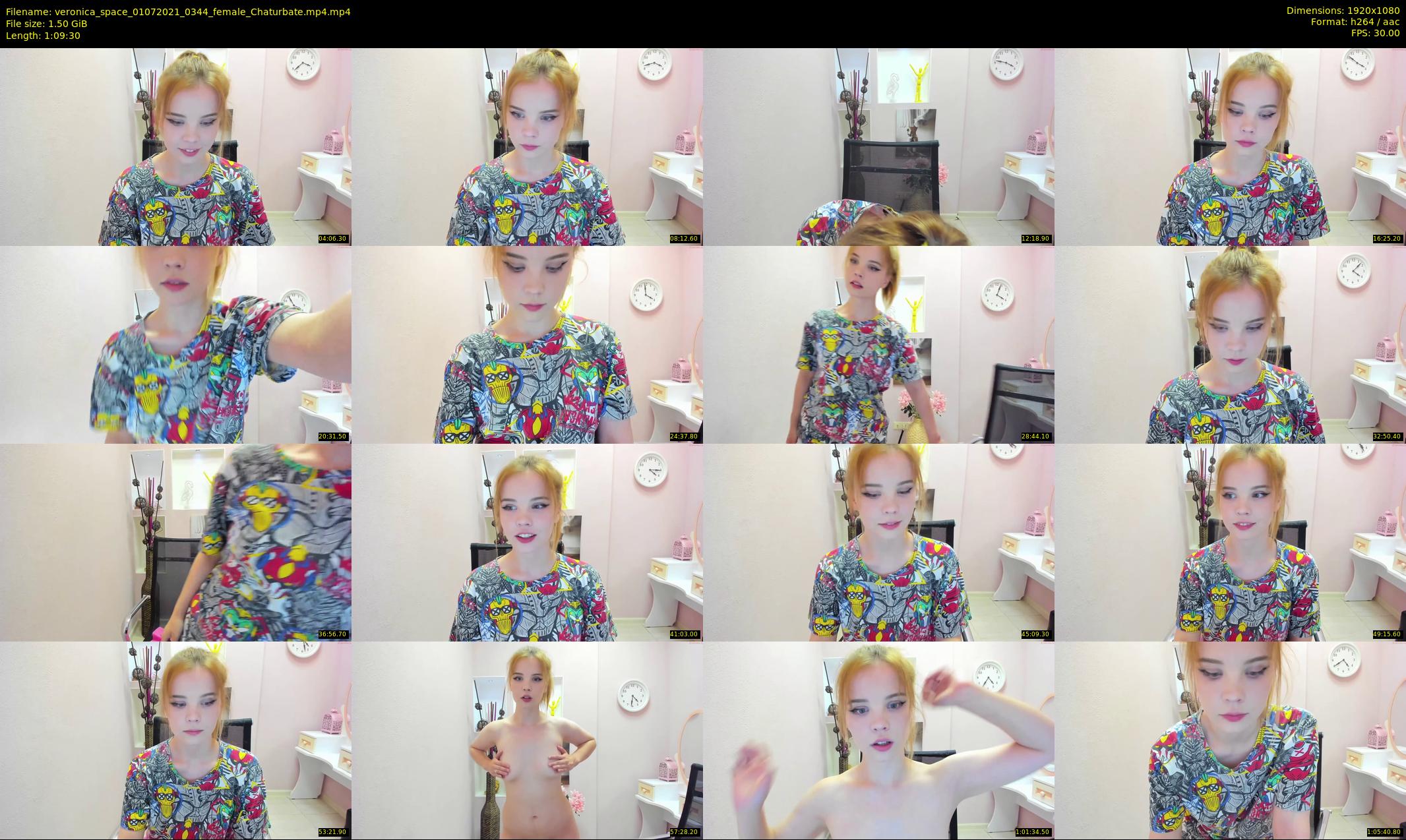 veronica_space — 70 minute Chaturbate female cam show recording, 1080p, Jul 1, 2021