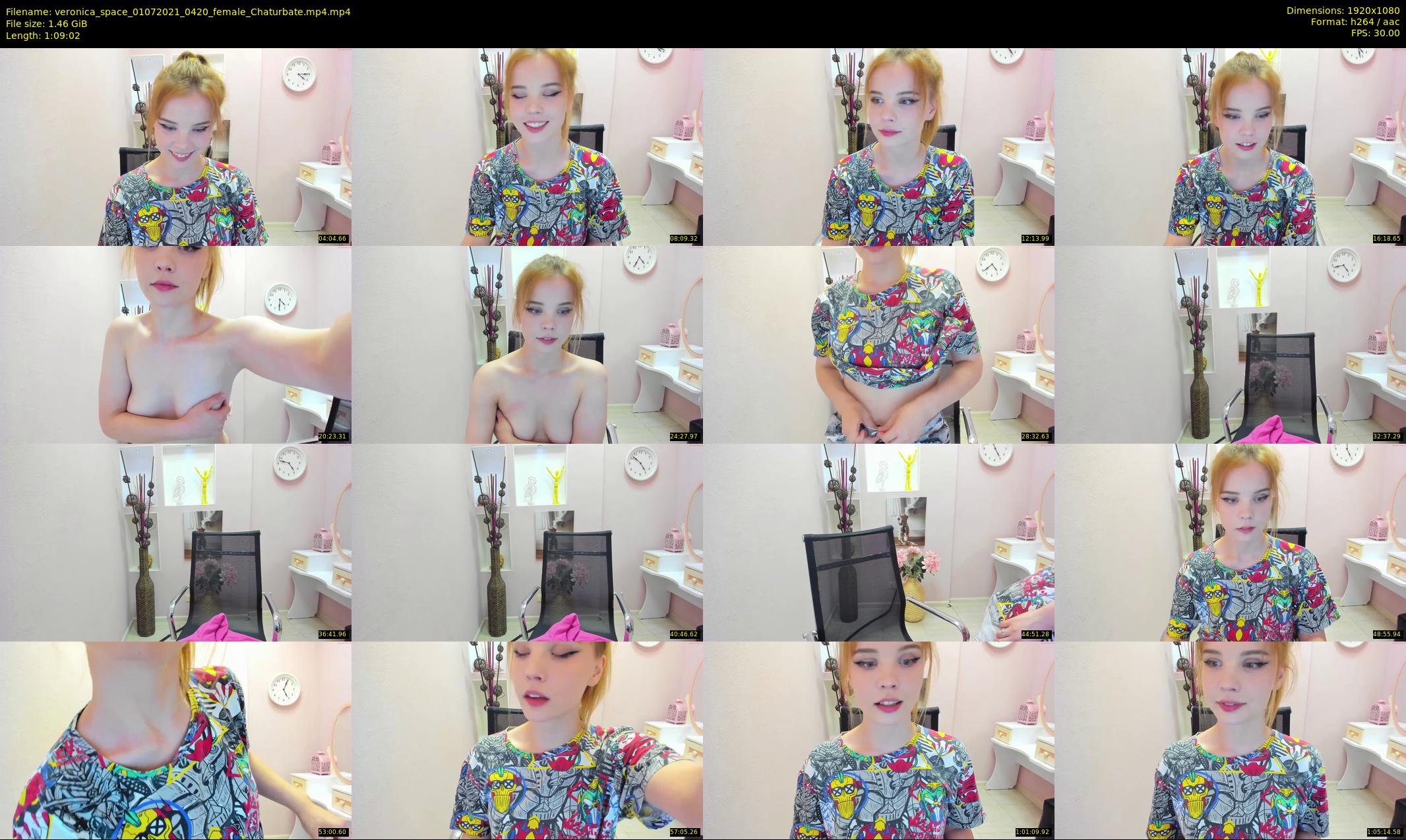 veronica_space — 70 minute Chaturbate female cam show recording, 1080p, Jul 1, 2021