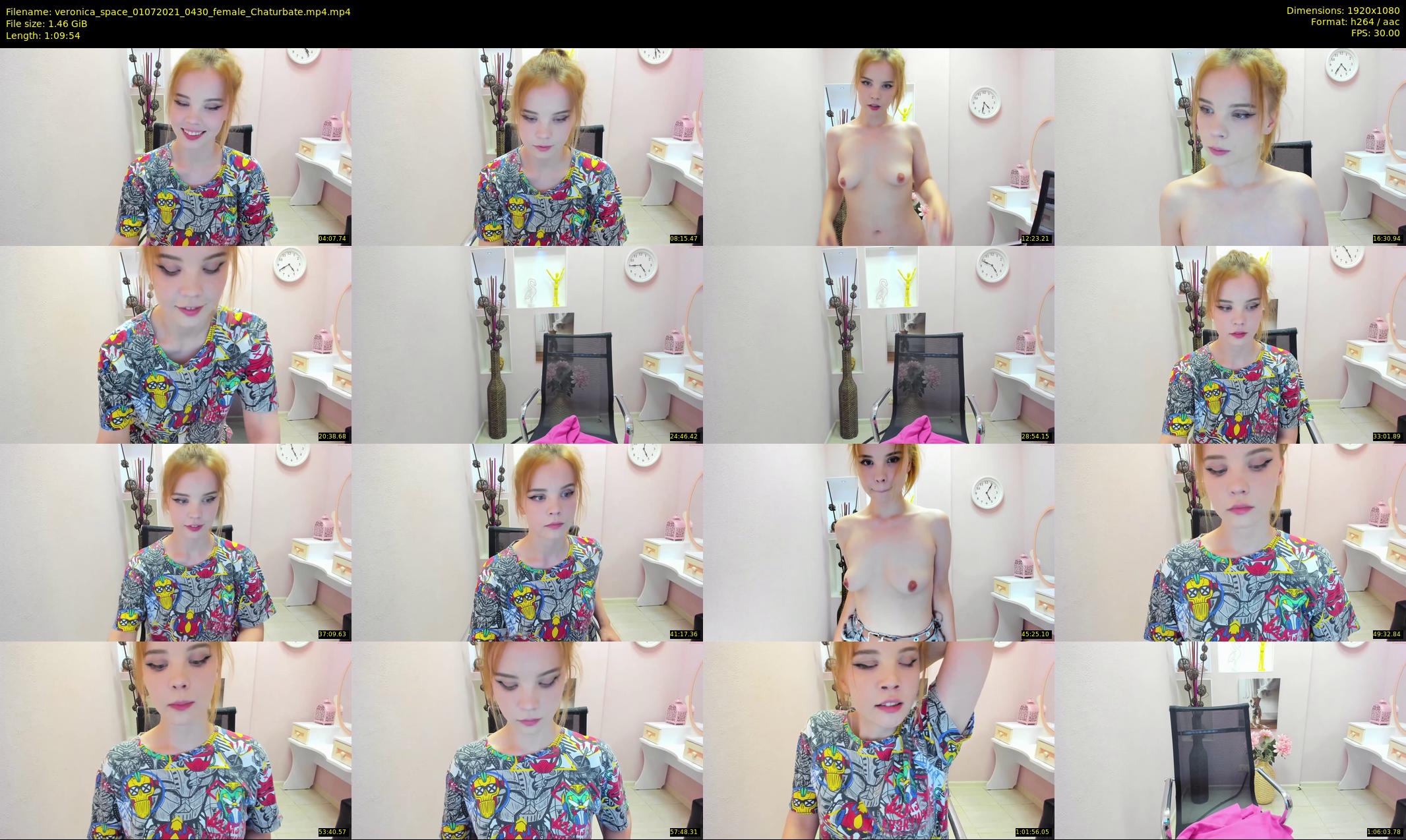 veronica_space — 70 minute Chaturbate female cam show recording, 1080p, Jul 1, 2021