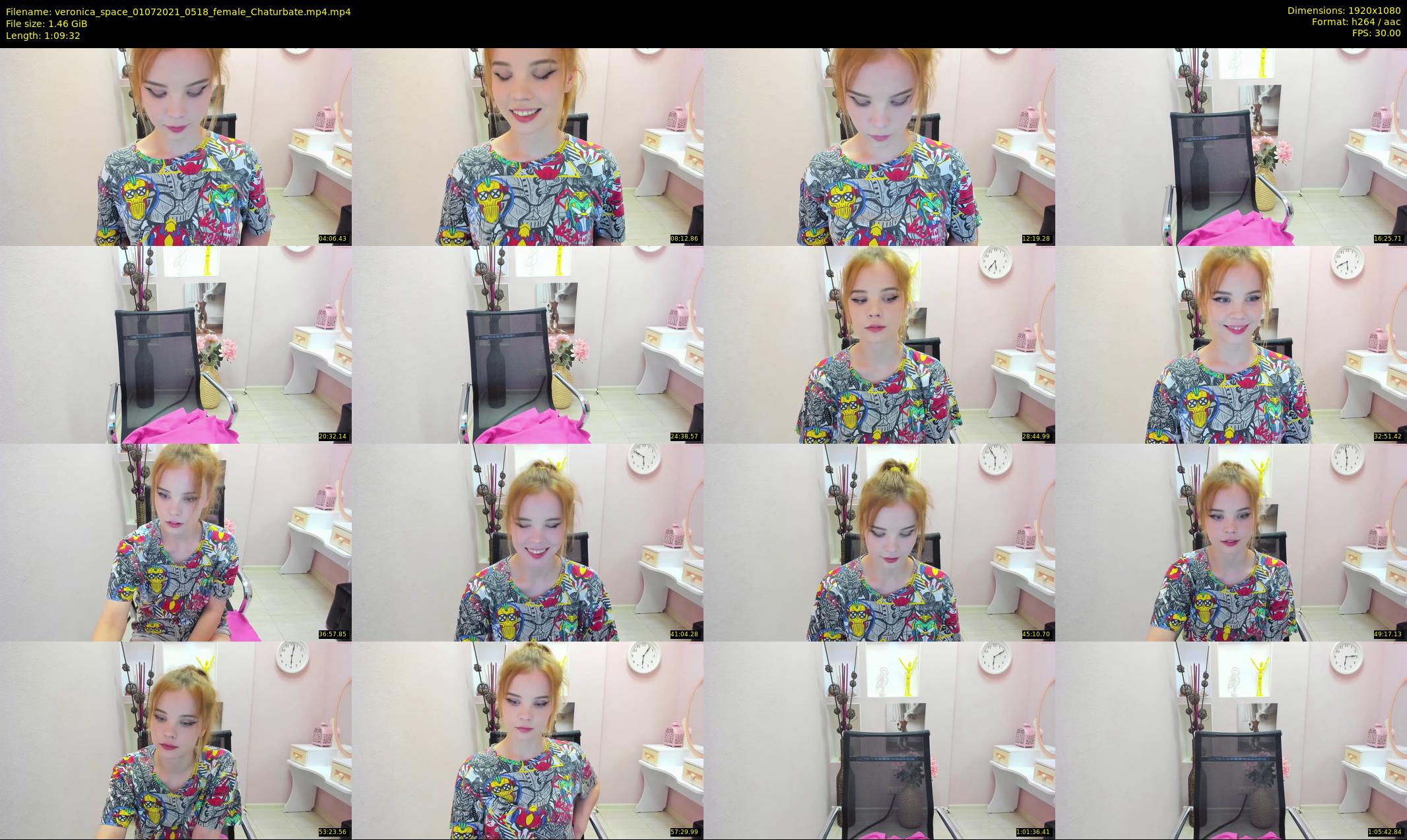 veronica_space — 70 minute Chaturbate female cam show recording, 1080p, Jul 1, 2021