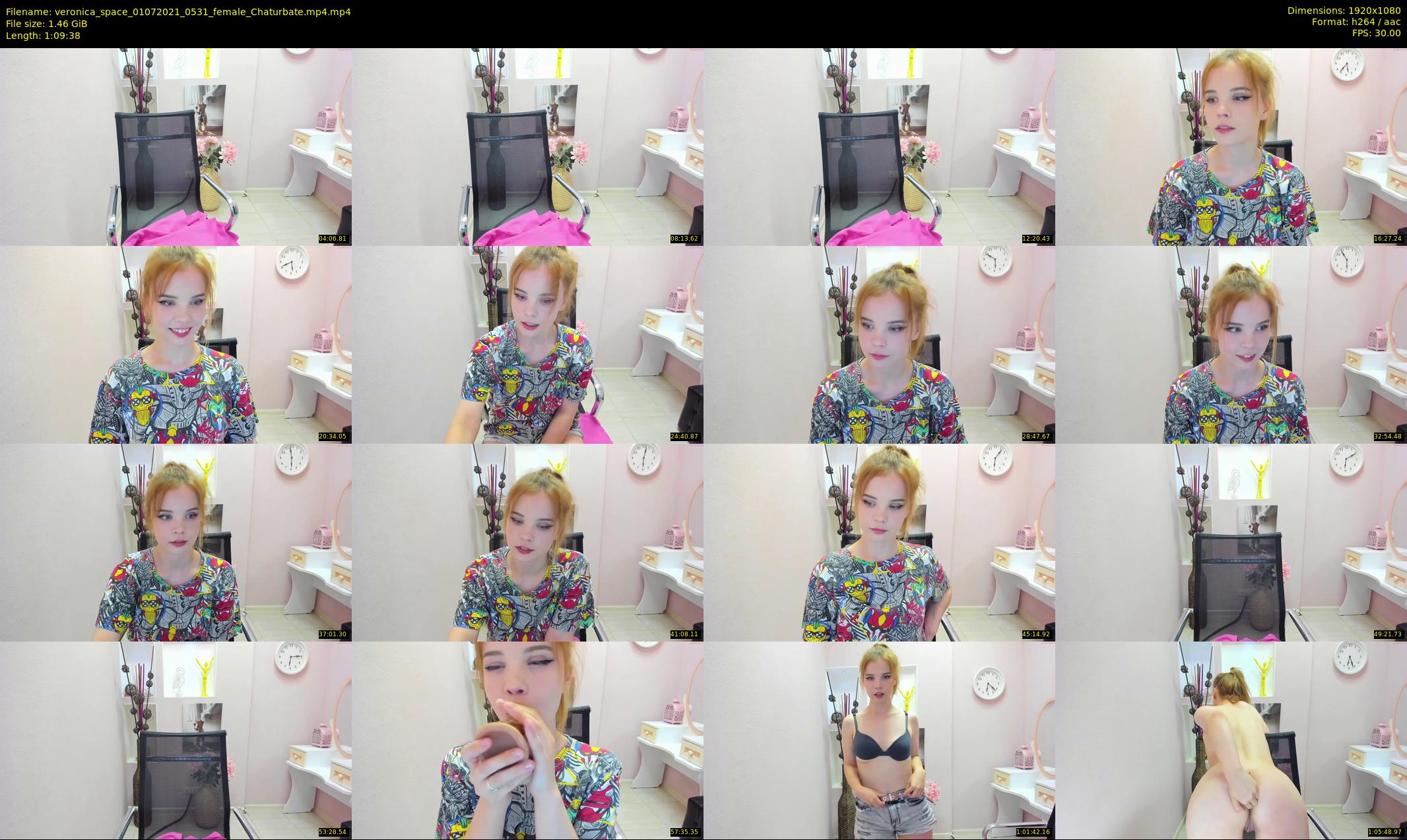 veronica_space — 70 minute Chaturbate female cam show recording, 1080p, Jul 1, 2021